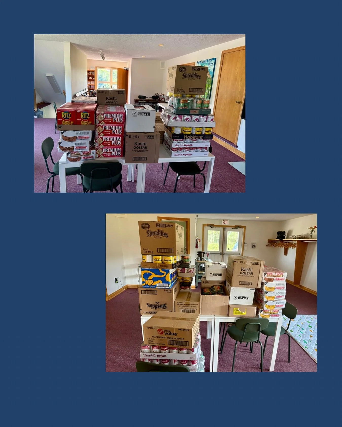 Very generous donation from Hope Pantries!