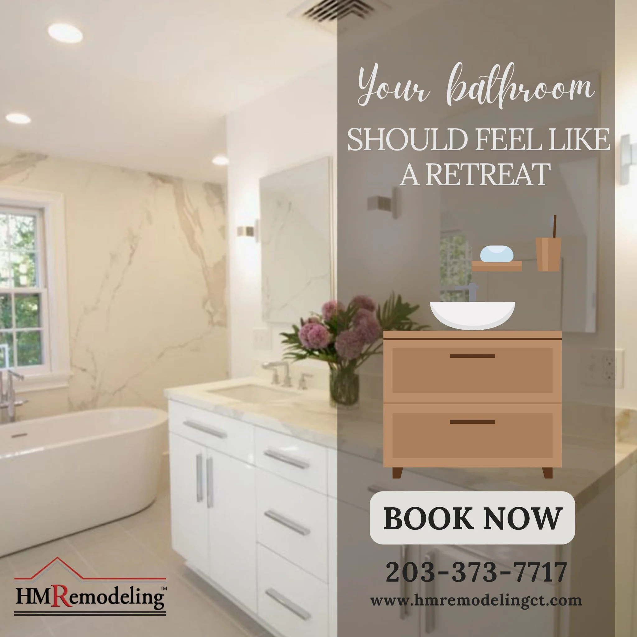 Does your bathroom need an update? Give us a call to find out more about our remodeling services!

 #hmremodelingct #RemodelingExperts #bathroomremodeling #kitchenremodeling
