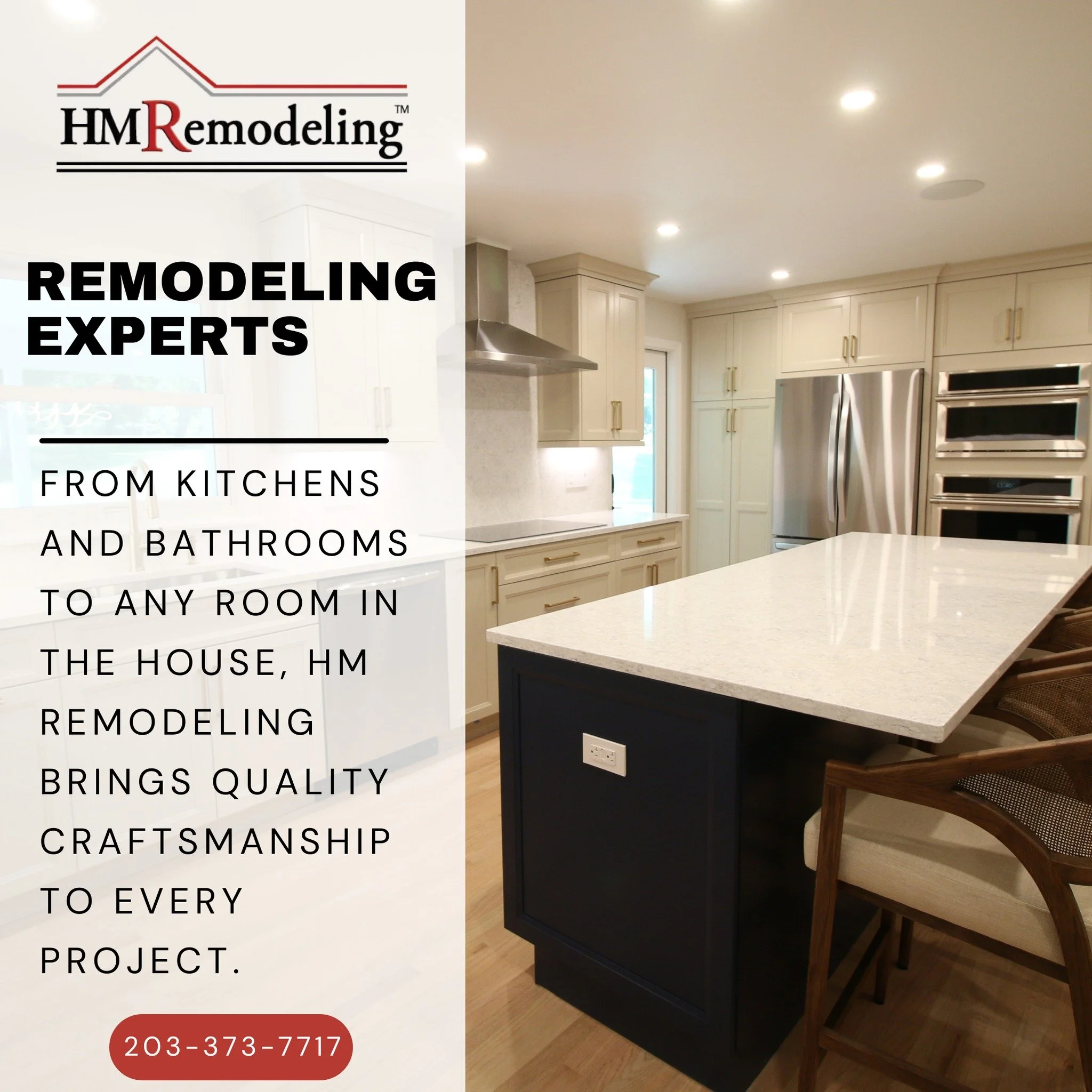 From kitchens and bathrooms to full-home renovations, HM Remodeling brings quality craftsmanship to every project.

 #bathroomremodeling #kitchenremodeling #hmremodelingct #RemodelingExperts