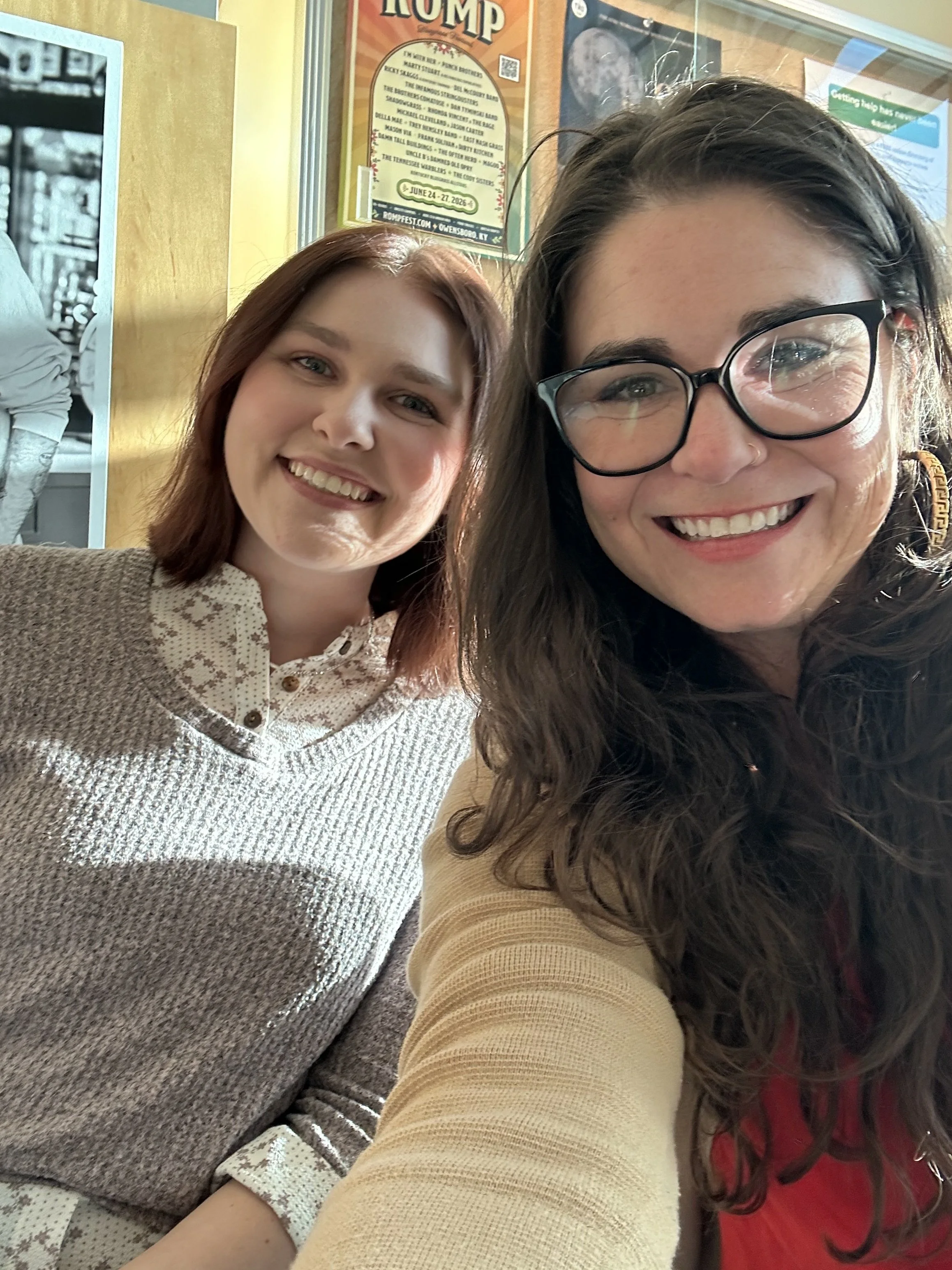 Sara Wigal and Randi Smith on launch day