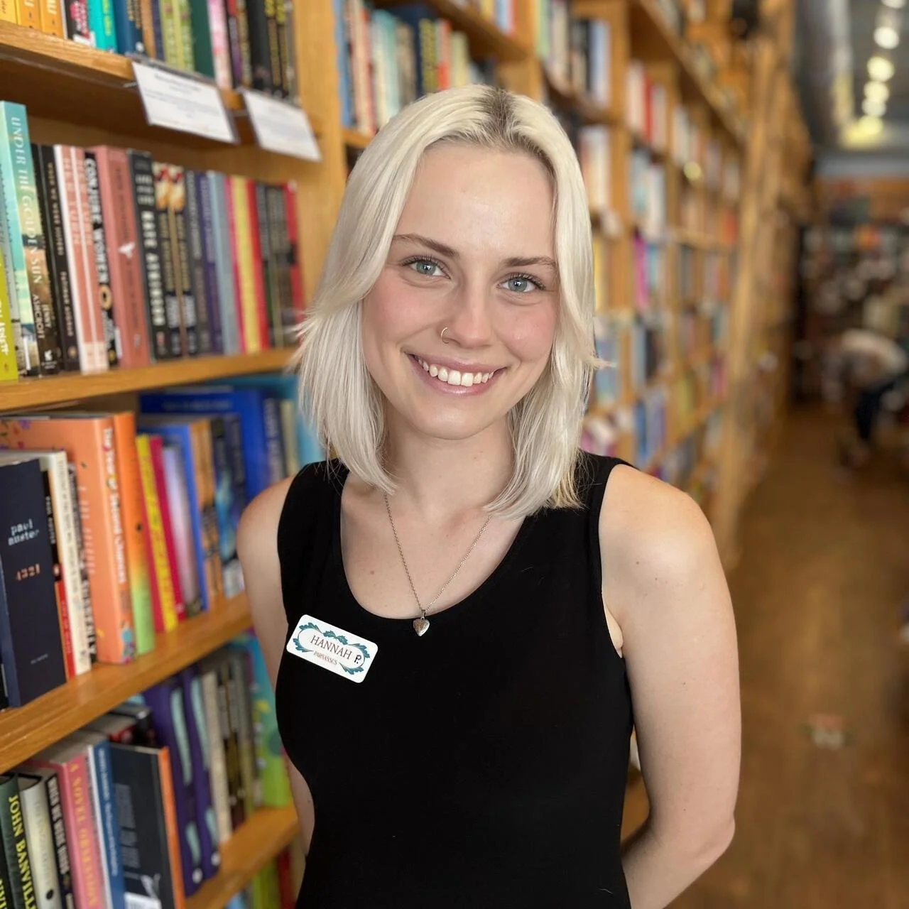 Image of Hannah Peterson (she/her) Kids/YA Events Manager Parnassus Books