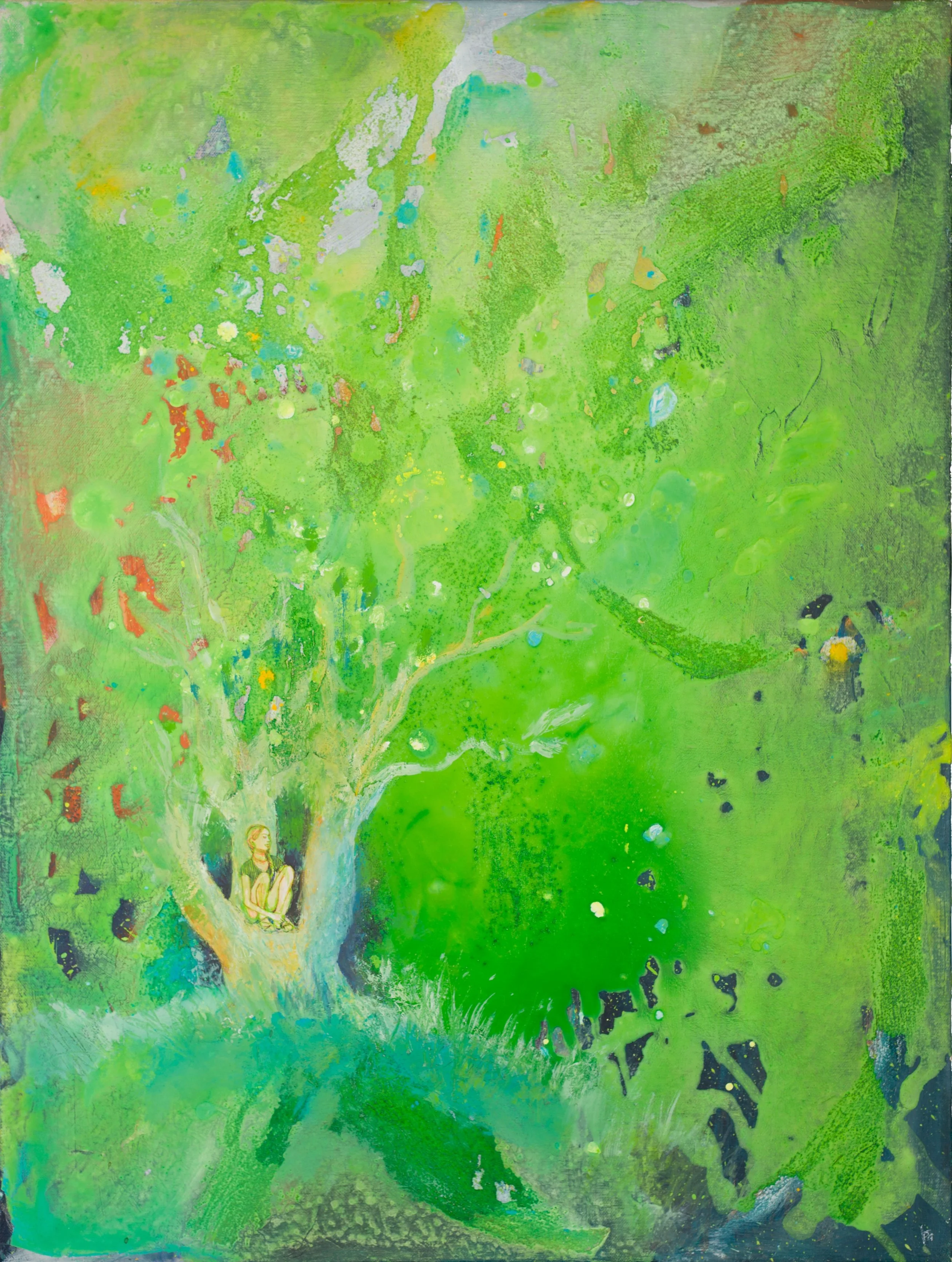 Summer night (fireflies and all)   *   Sommernacht (Glühwürmchen und alles)