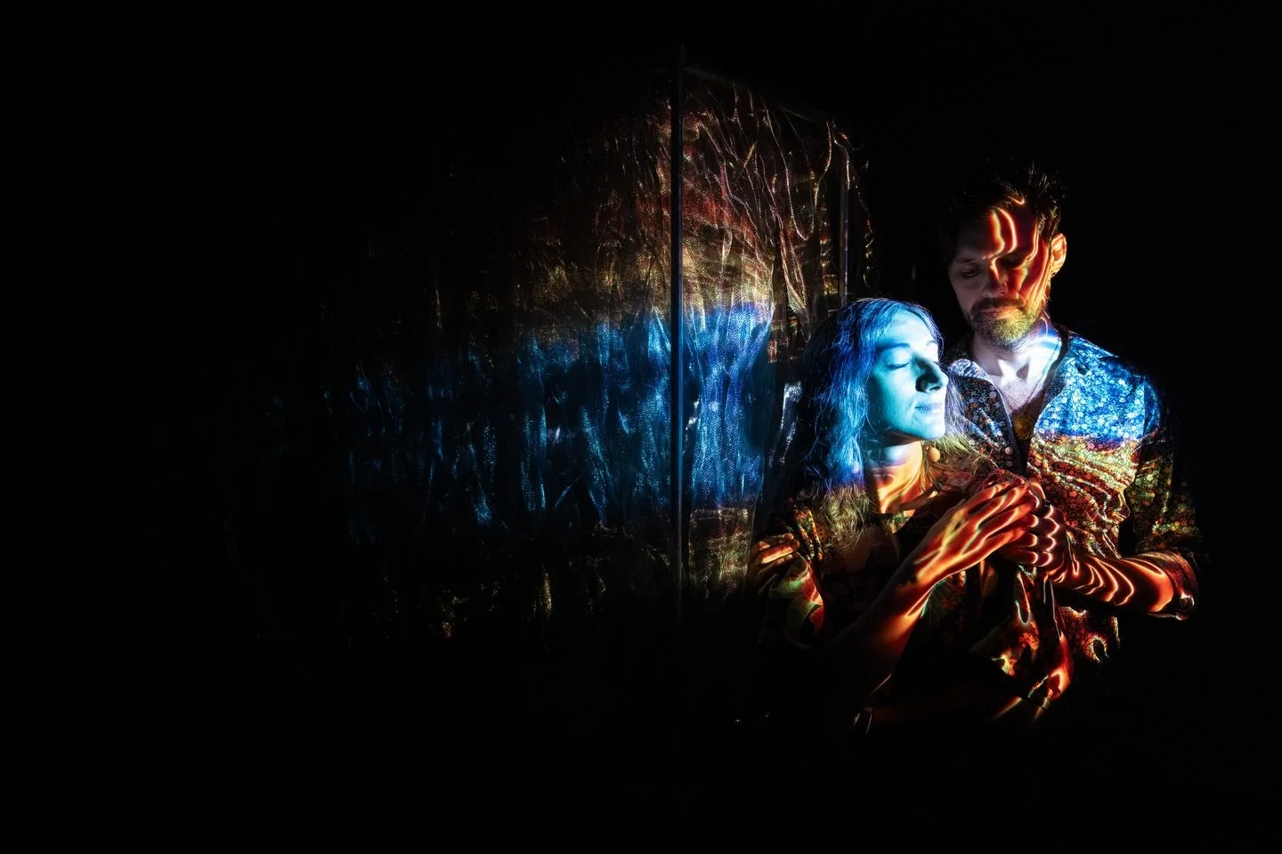 &ldquo;Dream Weaver&rdquo; premiered during our Somnium show at the @doughertyartscenter and is one of the most mesmerizing pieces we&rsquo;ve co-created so far.

As projection artists, we&rsquo;ve been fascinated with volumetric lighting, and ways t