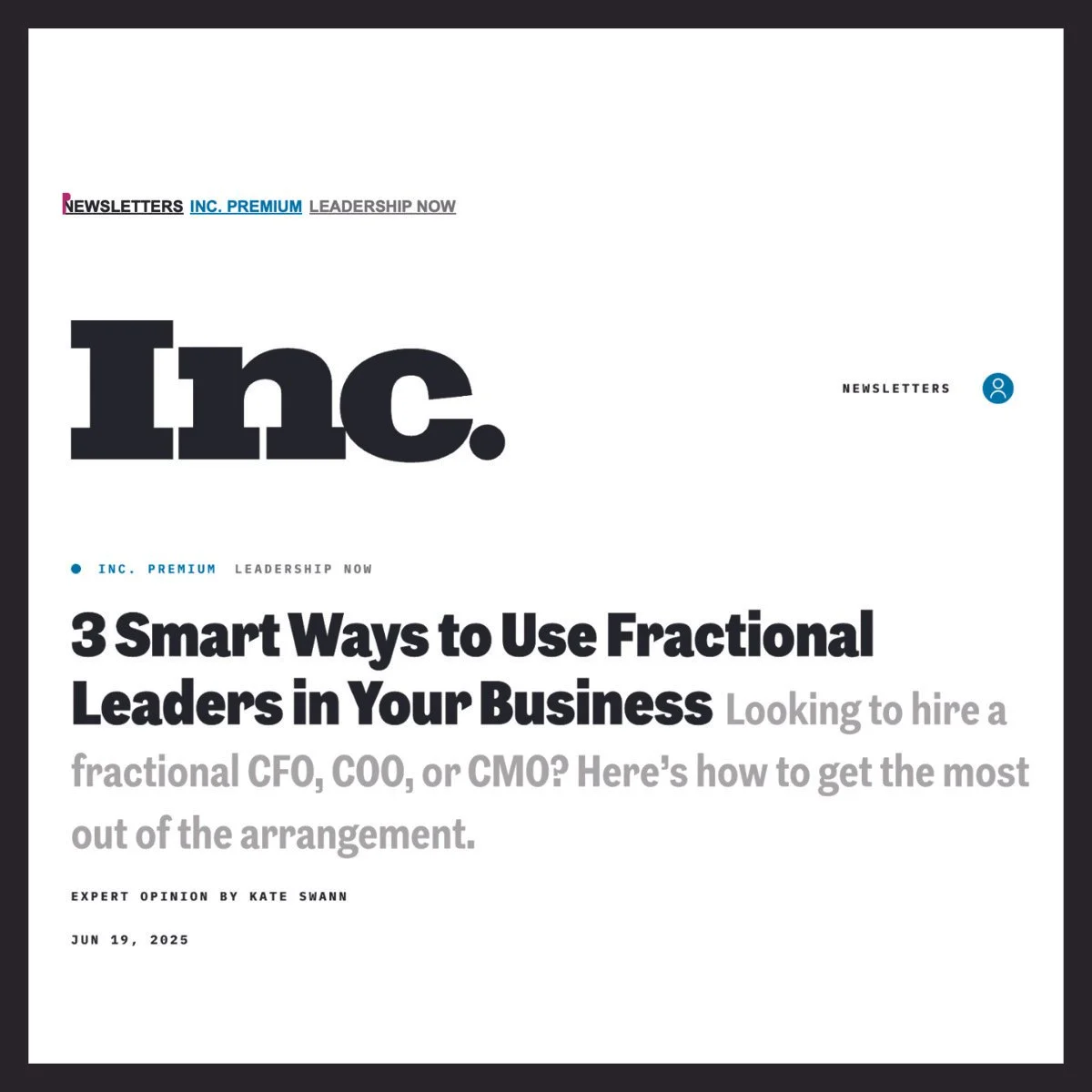 Three Smart Ways to Use Fractional Leaders in Your Business