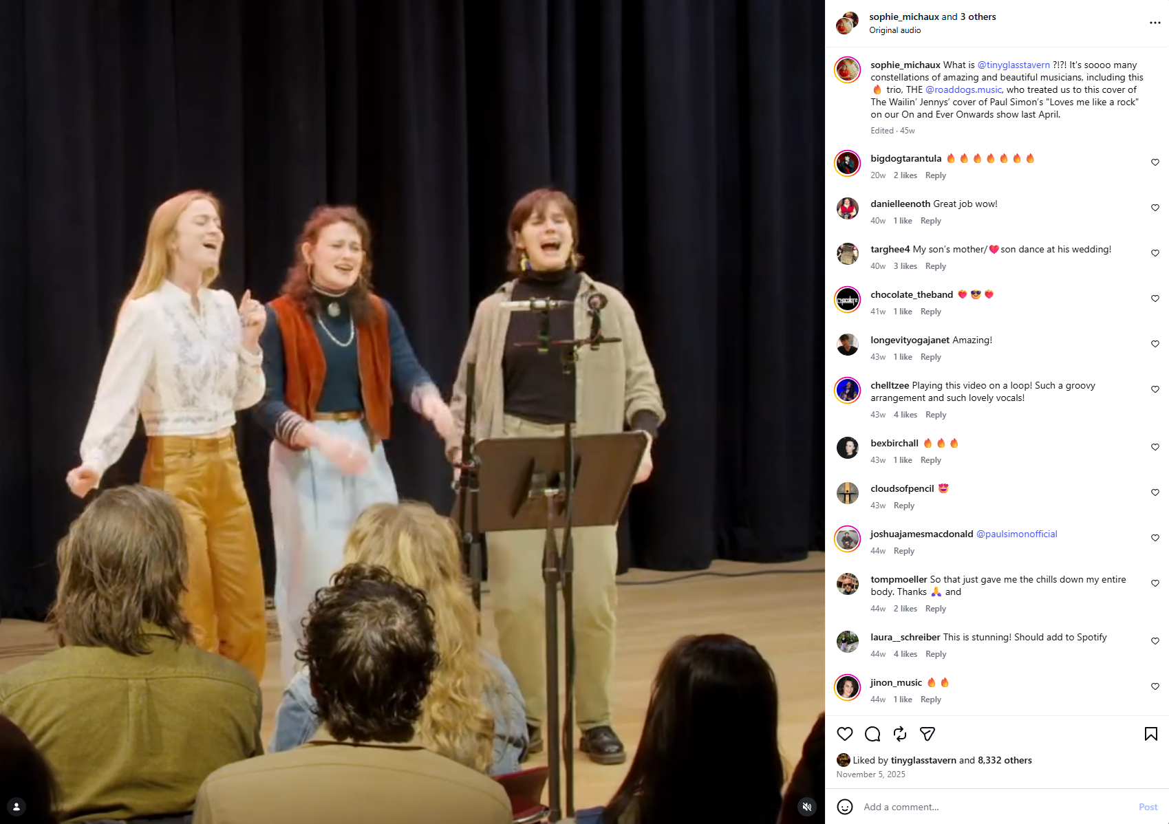 Viral reel that pushed growth, currently sitting at 8.3K views. The account had around 300 followers prior to publishing. Click on the image to be linked to the full post. 