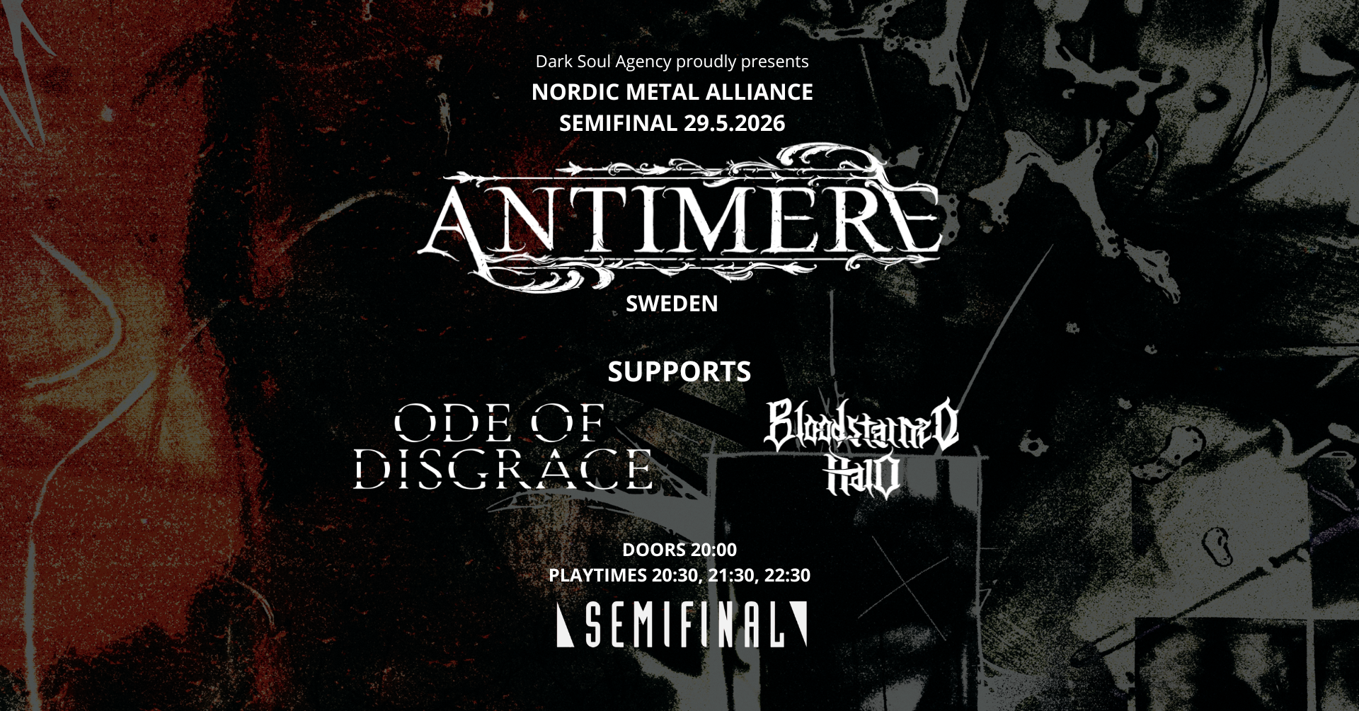 SEMIFINAL 29.5.2026, NORDIC METAL ALLIANCE HELSINKI