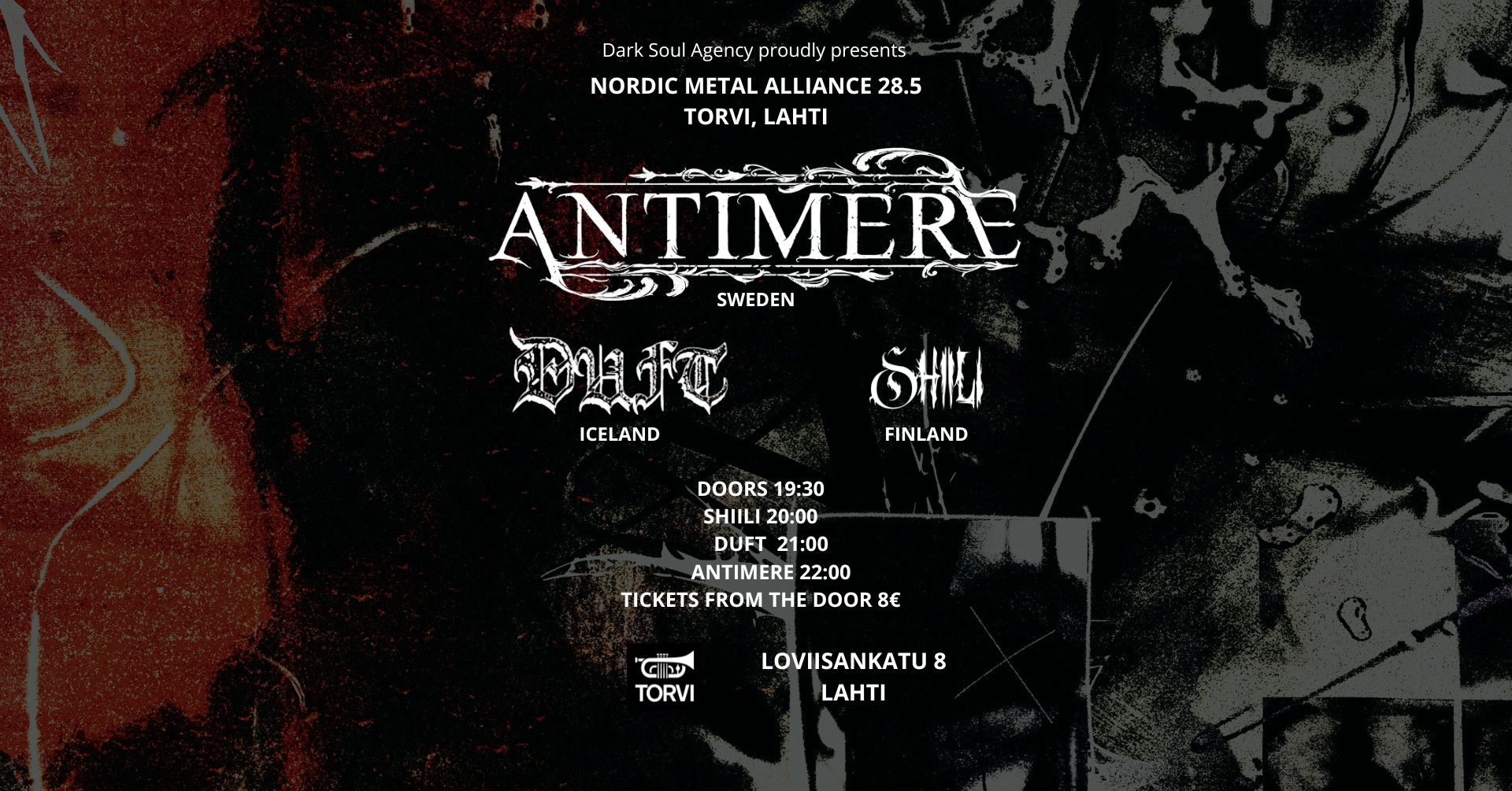 TORVI 28.5.2026, NORDIC METAL ALLIANCE LAHTI