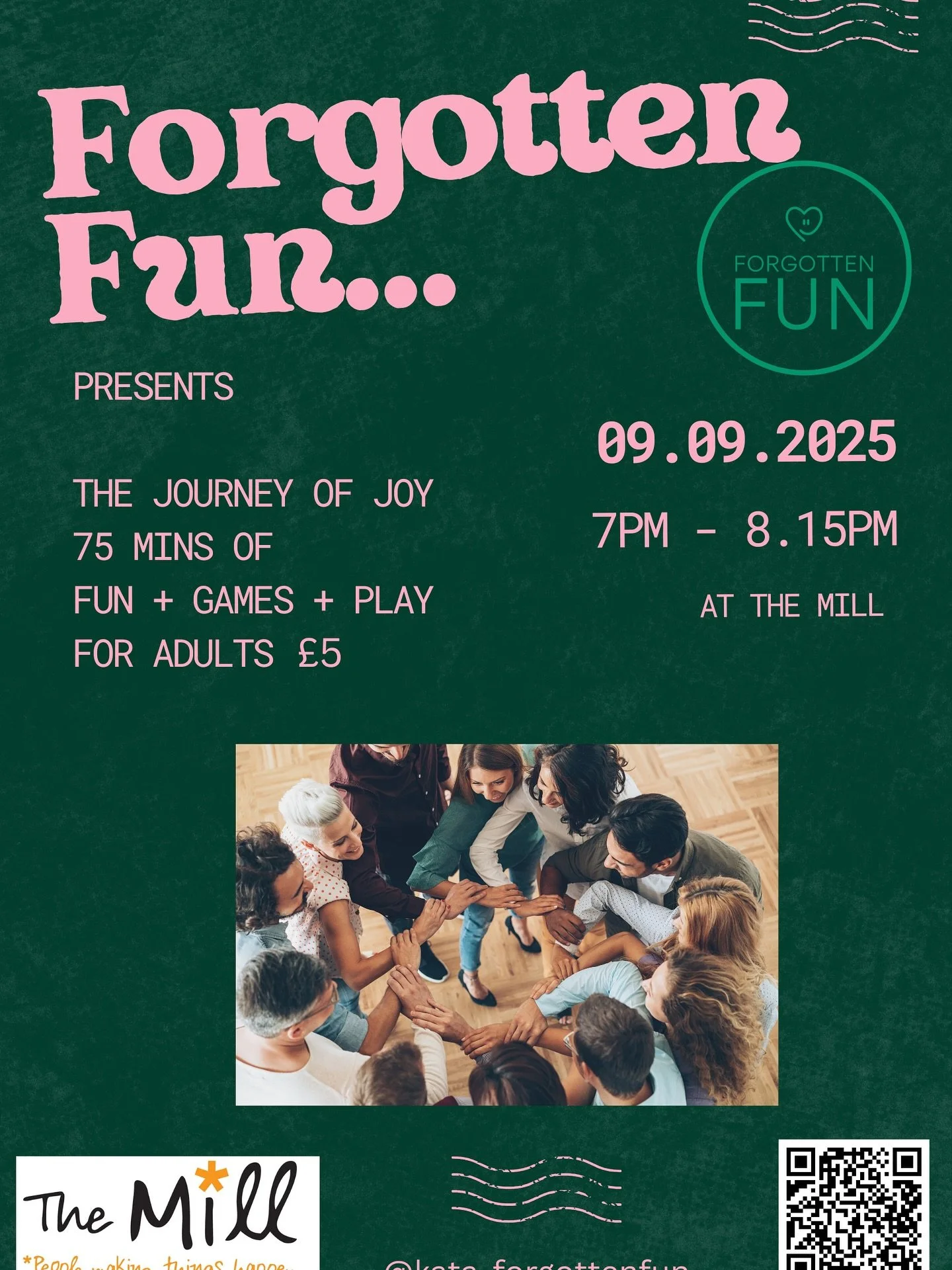 It&rsquo;s happening &hellip; 
2 weeks to go until my launch
🚀
Leap 
Leapfrog of Joy 🐸 
Forgotten Fun
Ready to Create Joyful Communities !
Starting in E17 
Community Play + Fun + Games 🎈 
Let&rsquo;s play + laugh together.. it&rsquo;s important !!