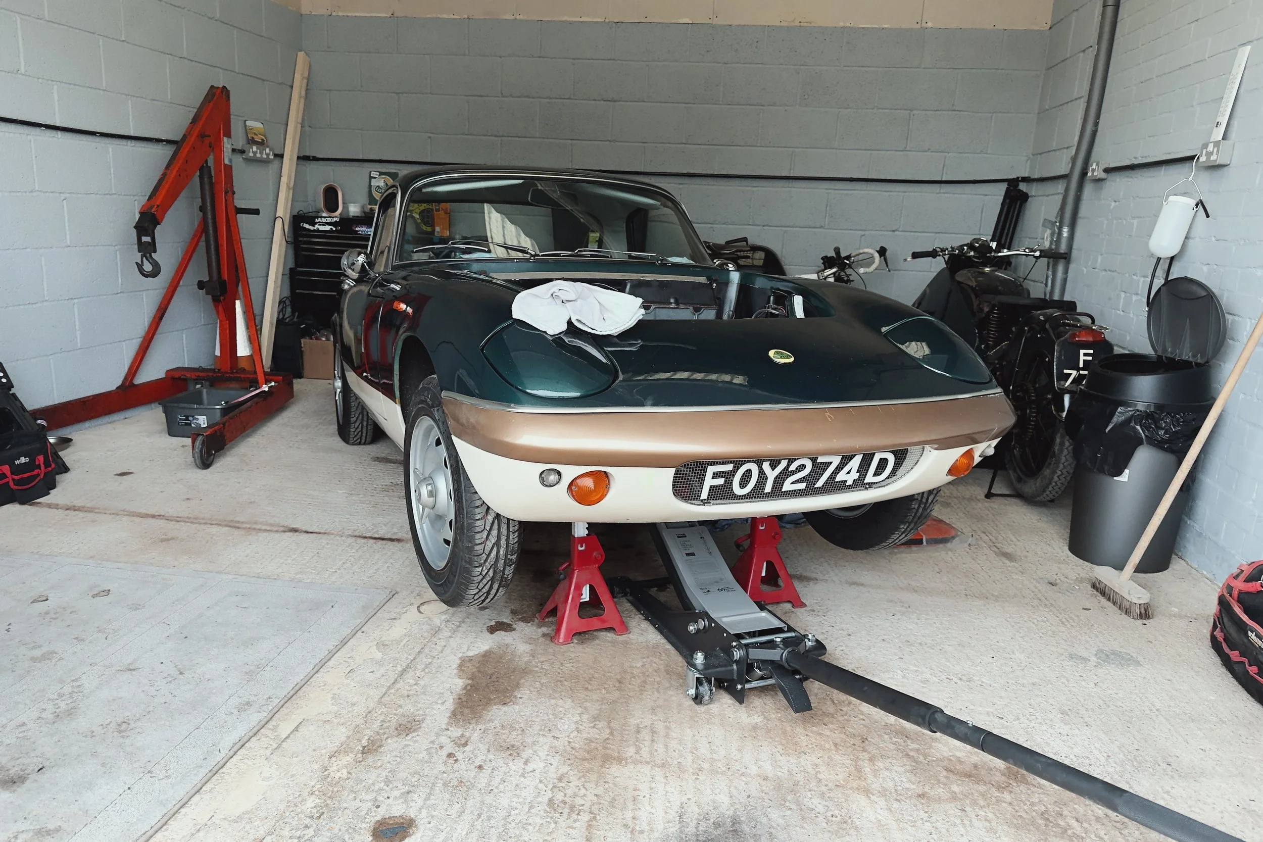 Start of engine removal