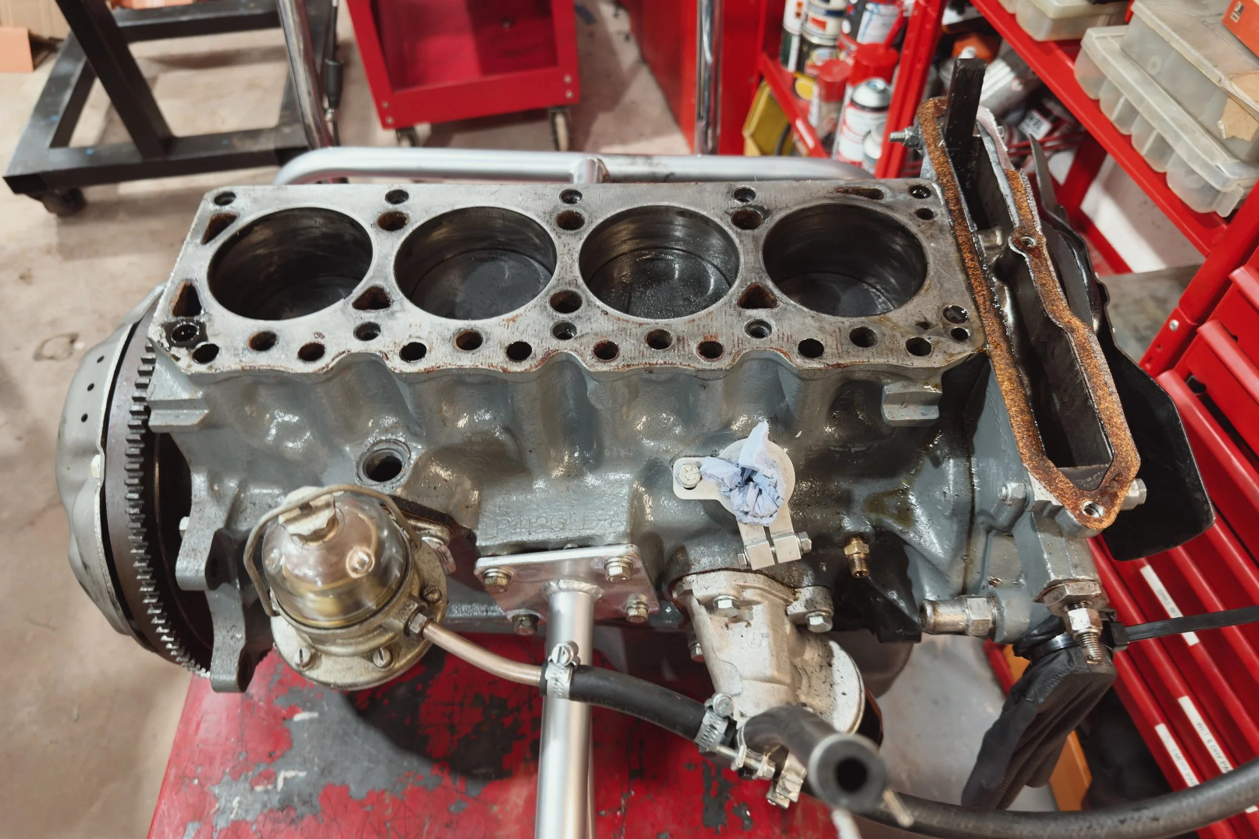 Engine apart at JS Motorsport