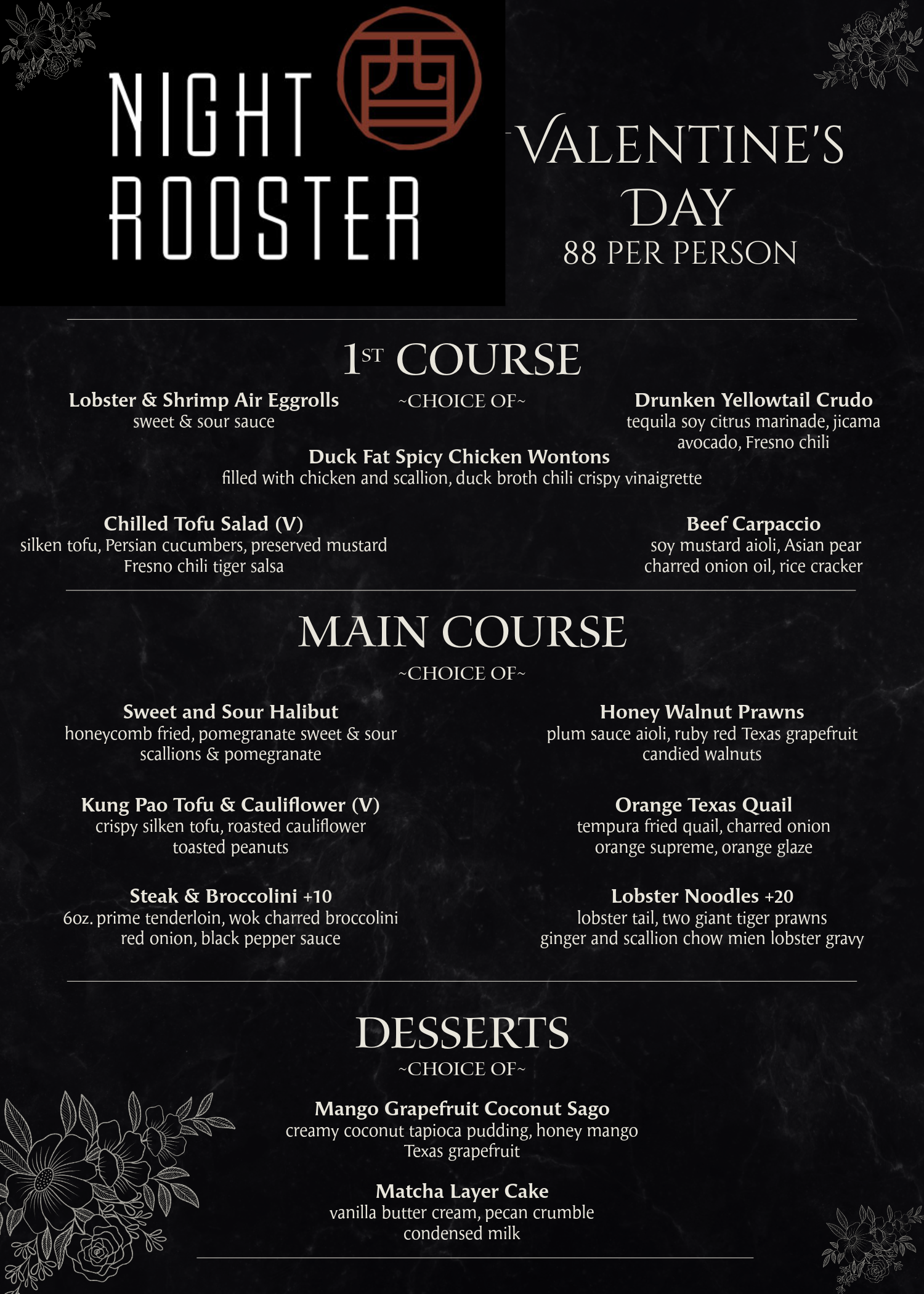 Night Rooster - Modern Chinese American Fine Dining