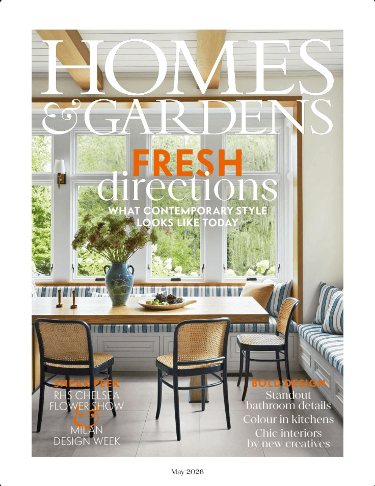 Mashamba Design featured in Homes & Gardens magazine, May 2026
