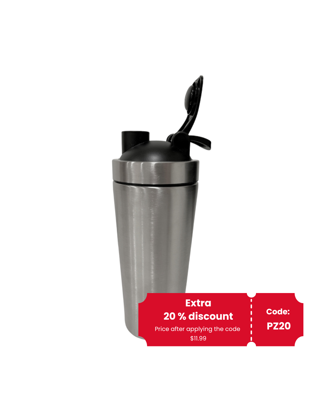 Stainless Steel Shaker Bottle