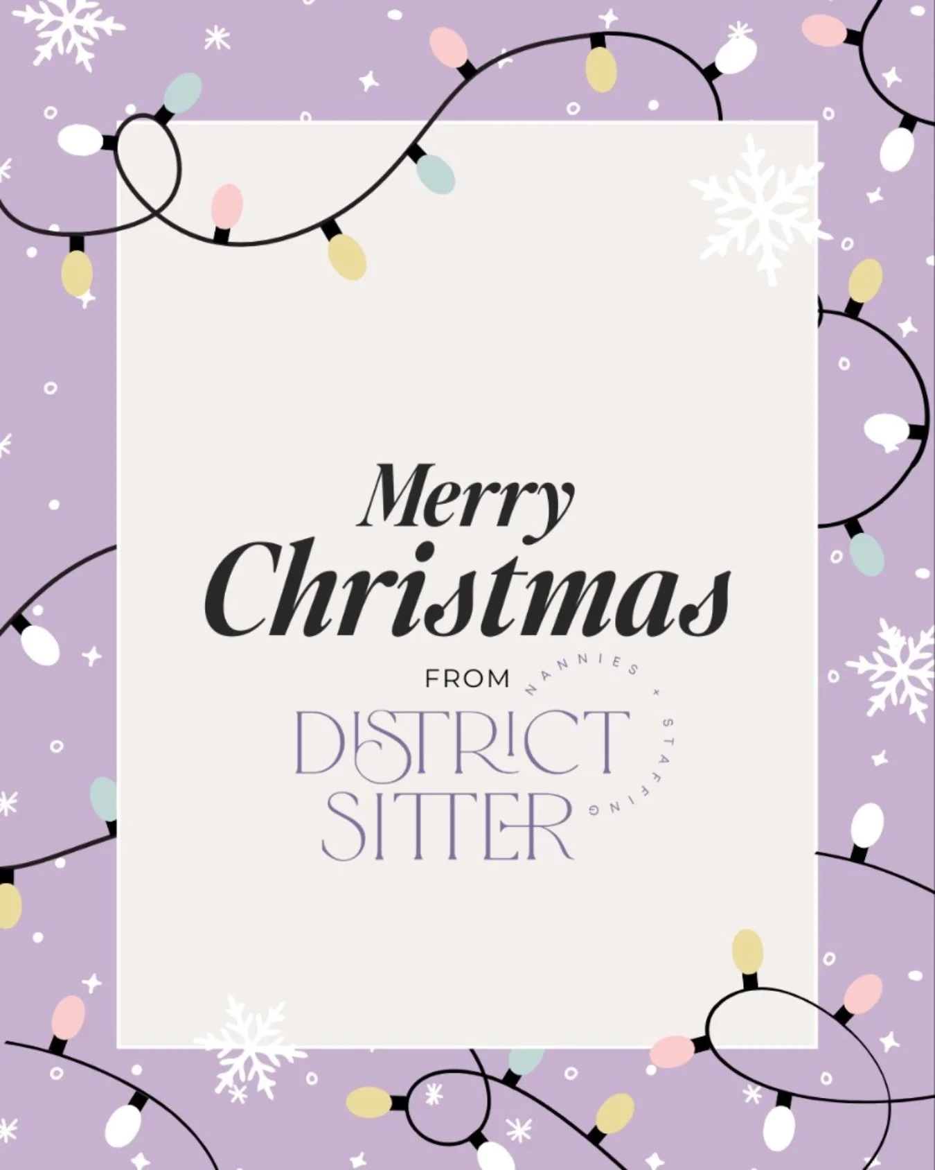 From District Sitter, we are wishing you a Christmas filled with warmth, peace, and the comfort of home.

This season is a reminder of how meaningful the everyday moments are. The routines, the laughter, the quiet reassurance children feel when they 