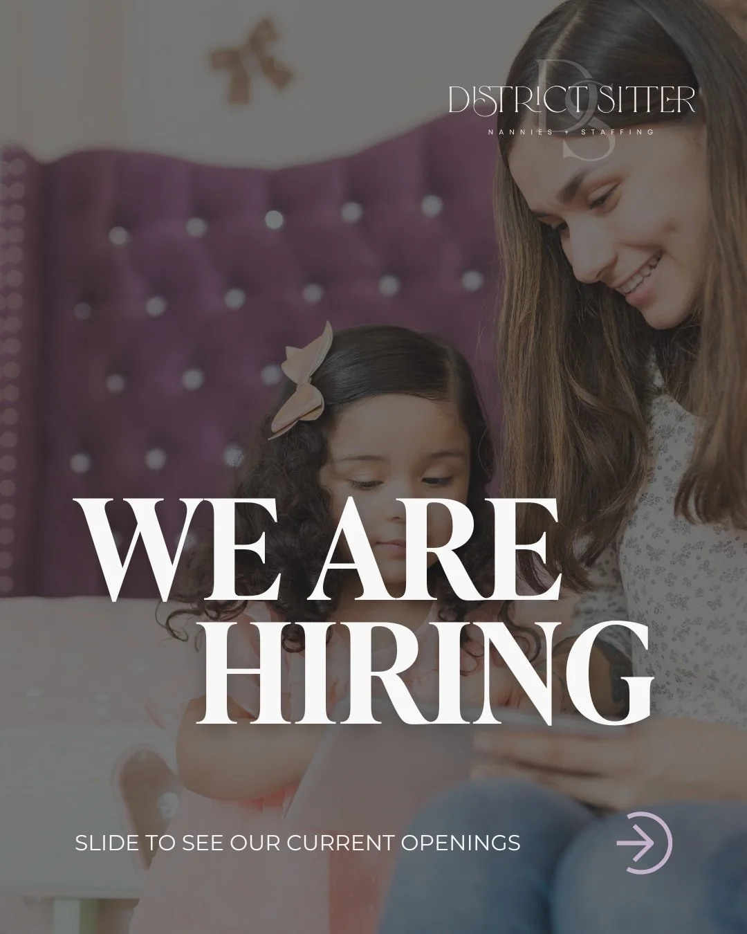 If you have a genuine love for children and feel called to support families in meaningful ways, we&rsquo;d love to connect with you 🤍

We&rsquo;re currently welcoming caregivers who want to be part of the District Sitter family and bring consistency