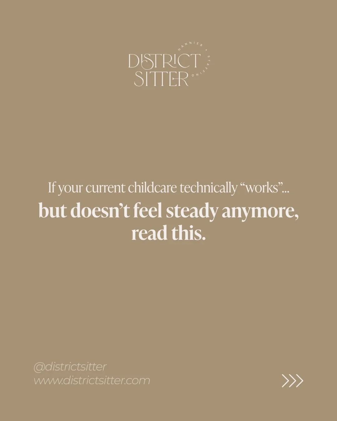 Babysitters are wonderful. Backup care matters. Flexibility matters.

But there comes a point for some families where what they really need isn&rsquo;t coverage, it&rsquo;s consistency.

Children settle differently when they know who&rsquo;s walking 