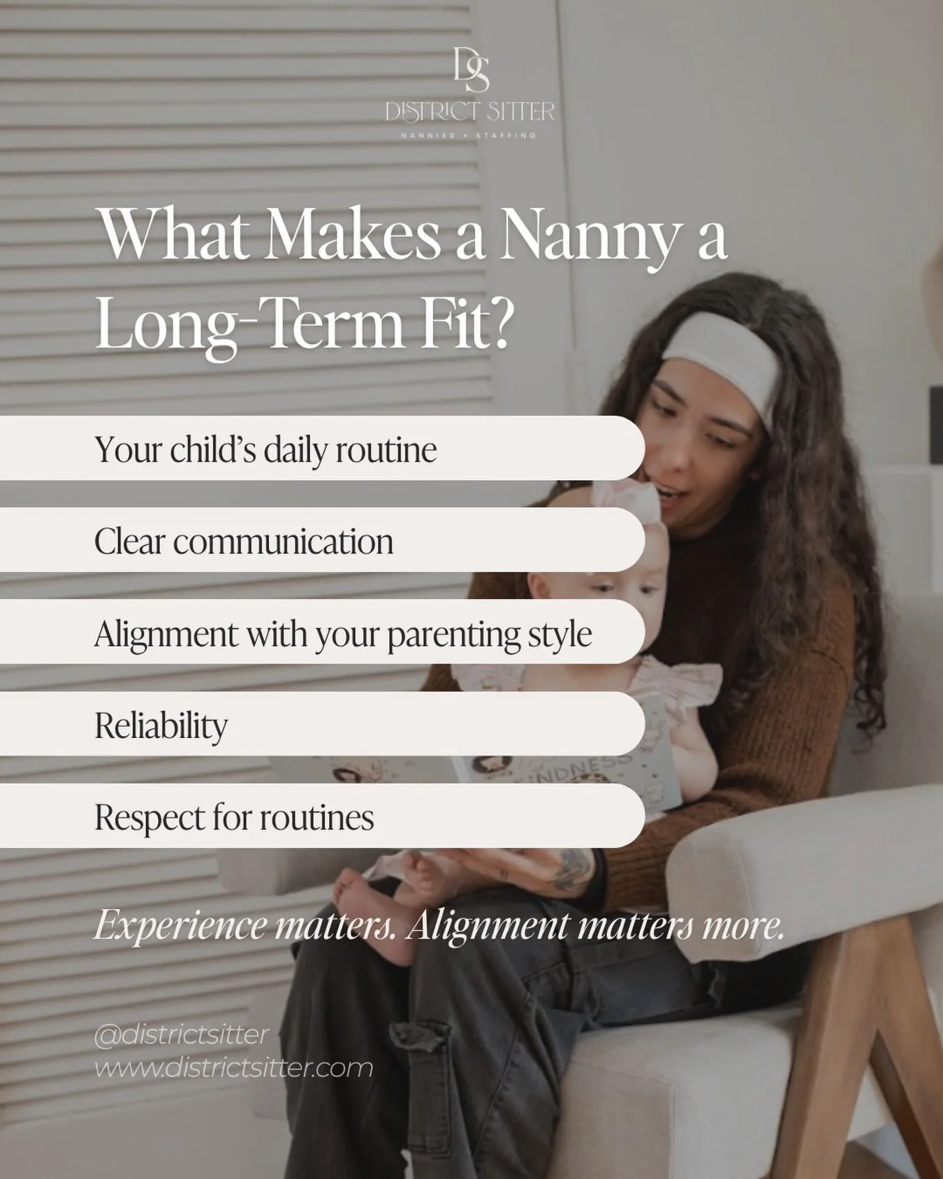 The right nanny doesn&rsquo;t just &ldquo;help.&rdquo;

She understands how your home runs and supports that rhythm.

That&rsquo;s what makes placements last.

If you&rsquo;re ready to find the right fit instead of just filling a role, we&rsquo;re he