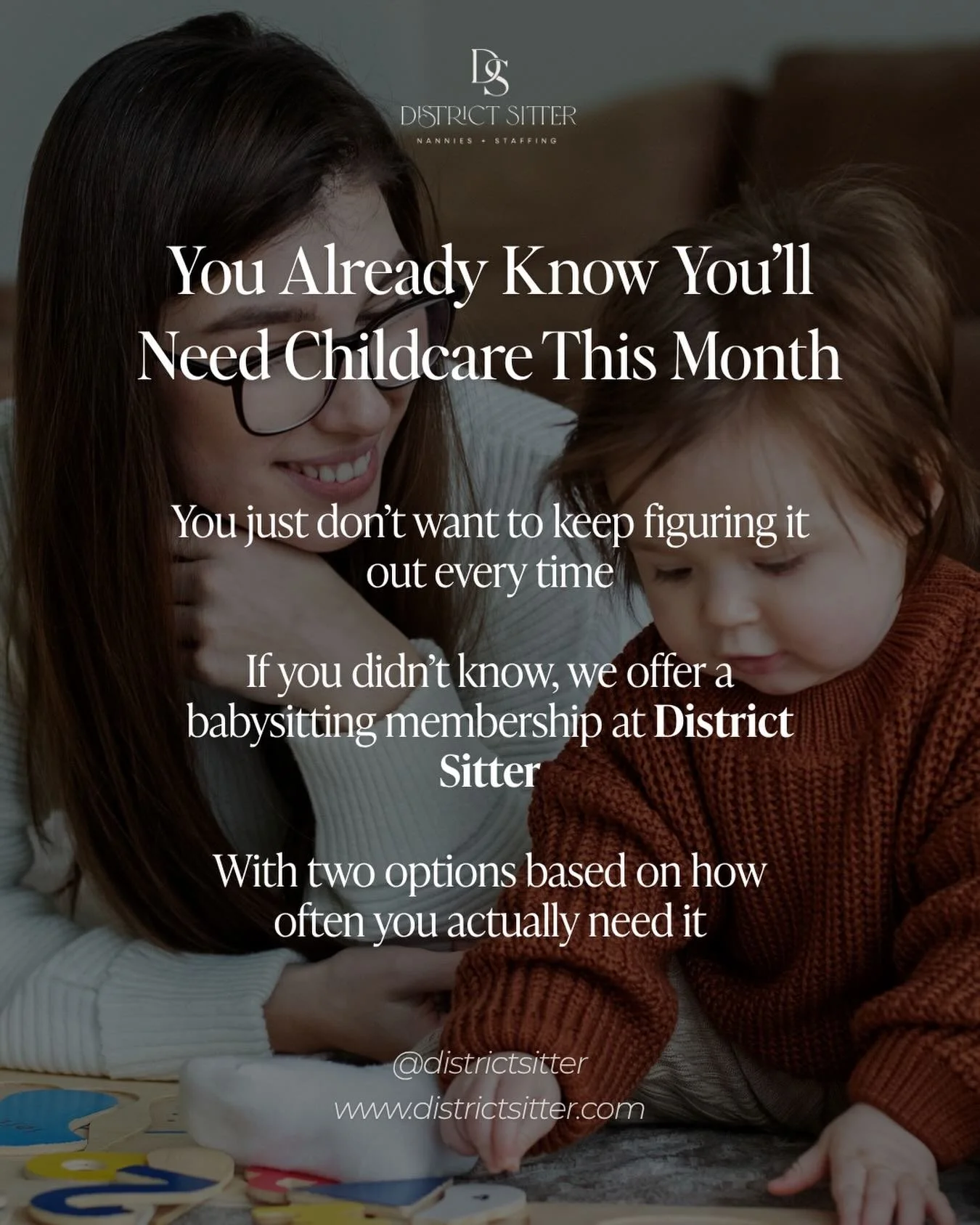If you already know you&rsquo;ll need childcare this month, this just makes things easier.

We offer two membership options depending on how often you need support:

Our Date Night Membership gives you 4 bookings a month, and our Unlimited Membership