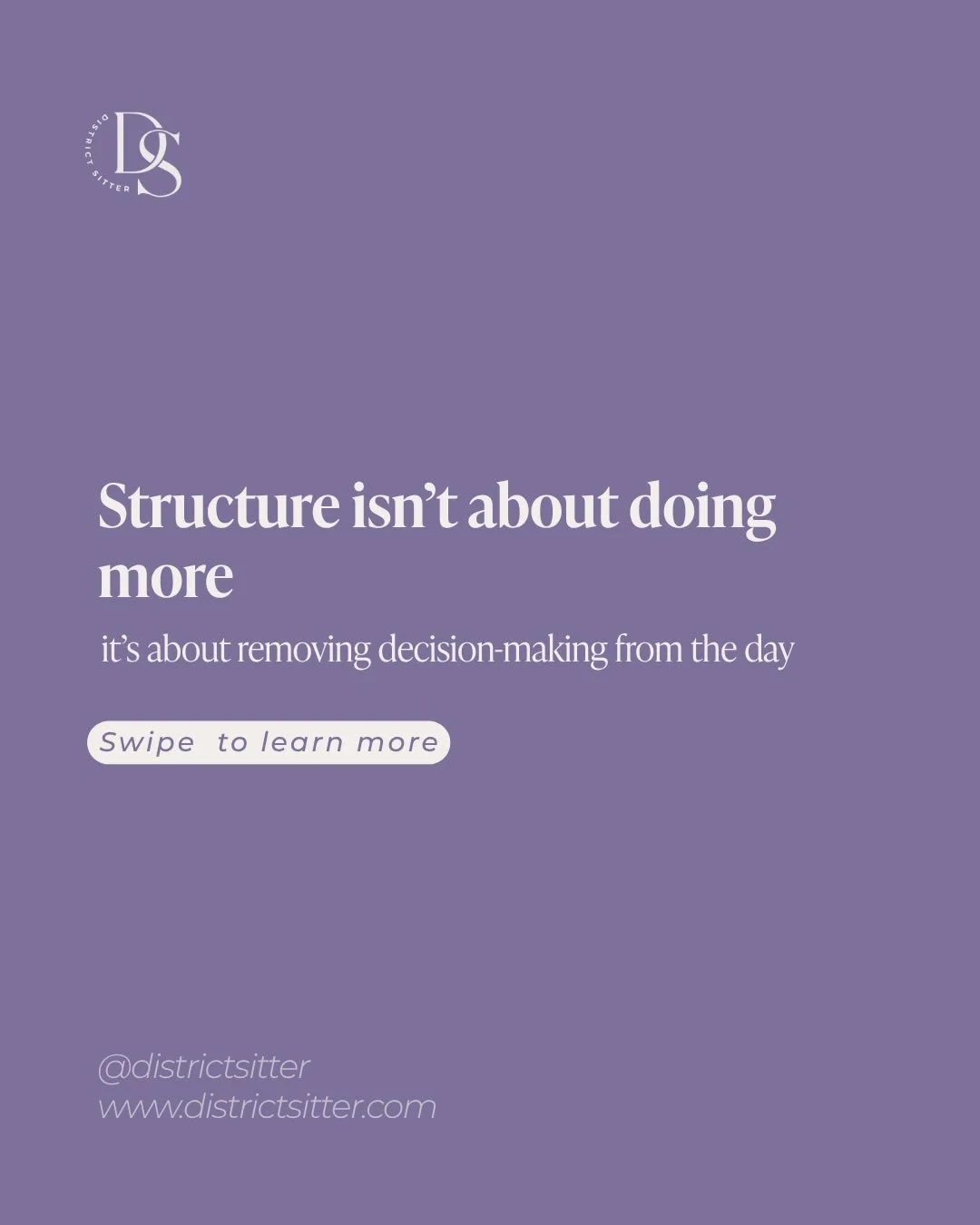 Structure doesn&rsquo;t always look like more effort.
Most of the time, it looks like less.

Less repeating the same instructions.
Less adjusting every transition.
Less holding the entire flow of the day in your head.

When routines are clear and sha