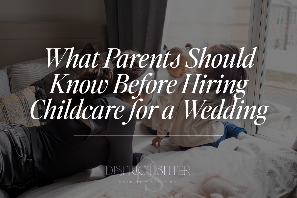 What Parents Should Know Before Hiring Childcare for a Wedding