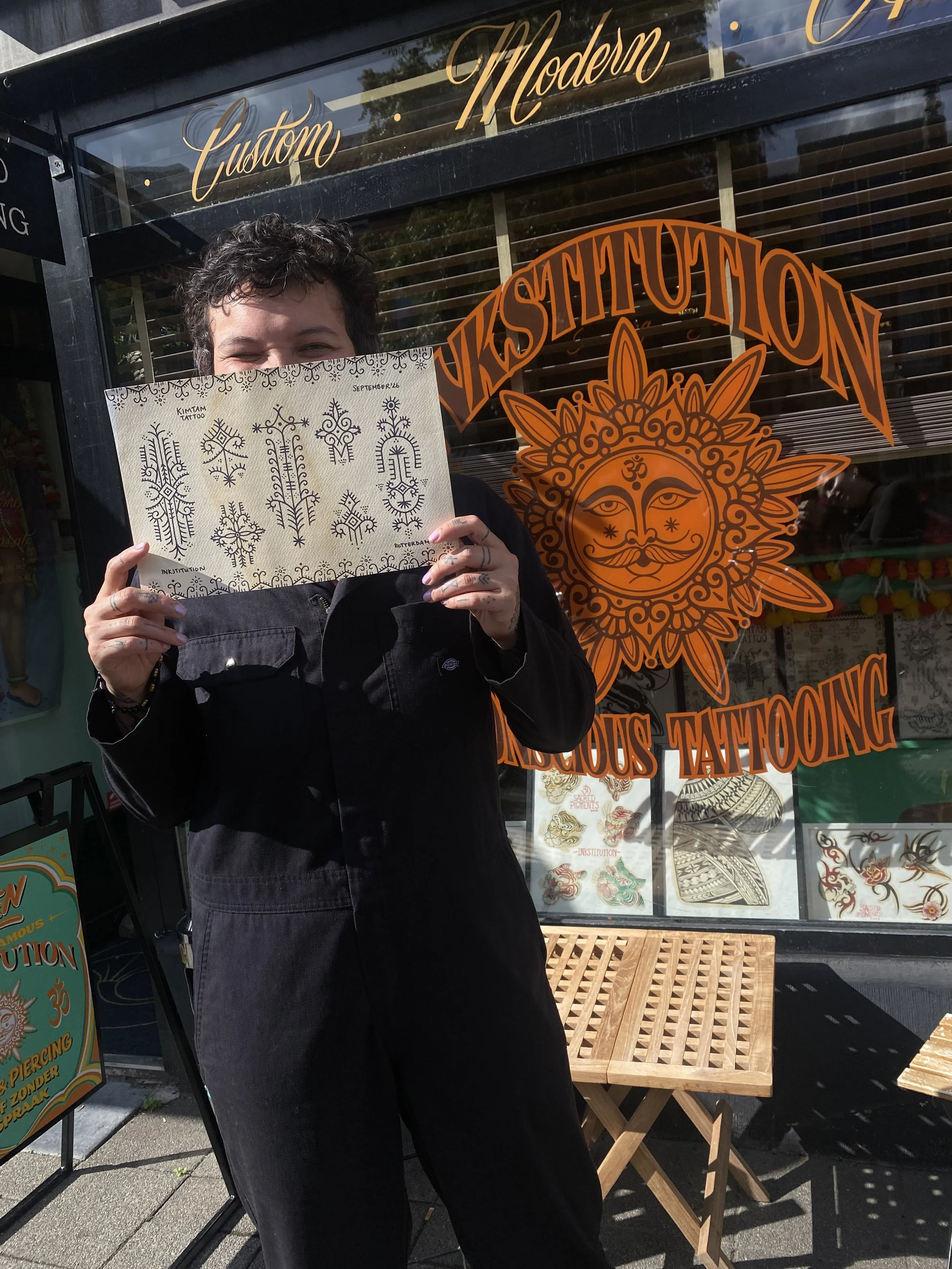 Rotterdam tattoo artiest oramental tattoo flash designs