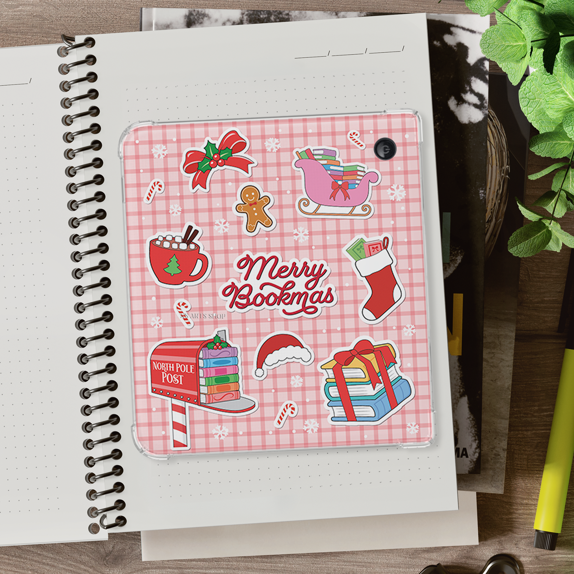 Merry Bookmas Insert For Kobo Libra printable png.png