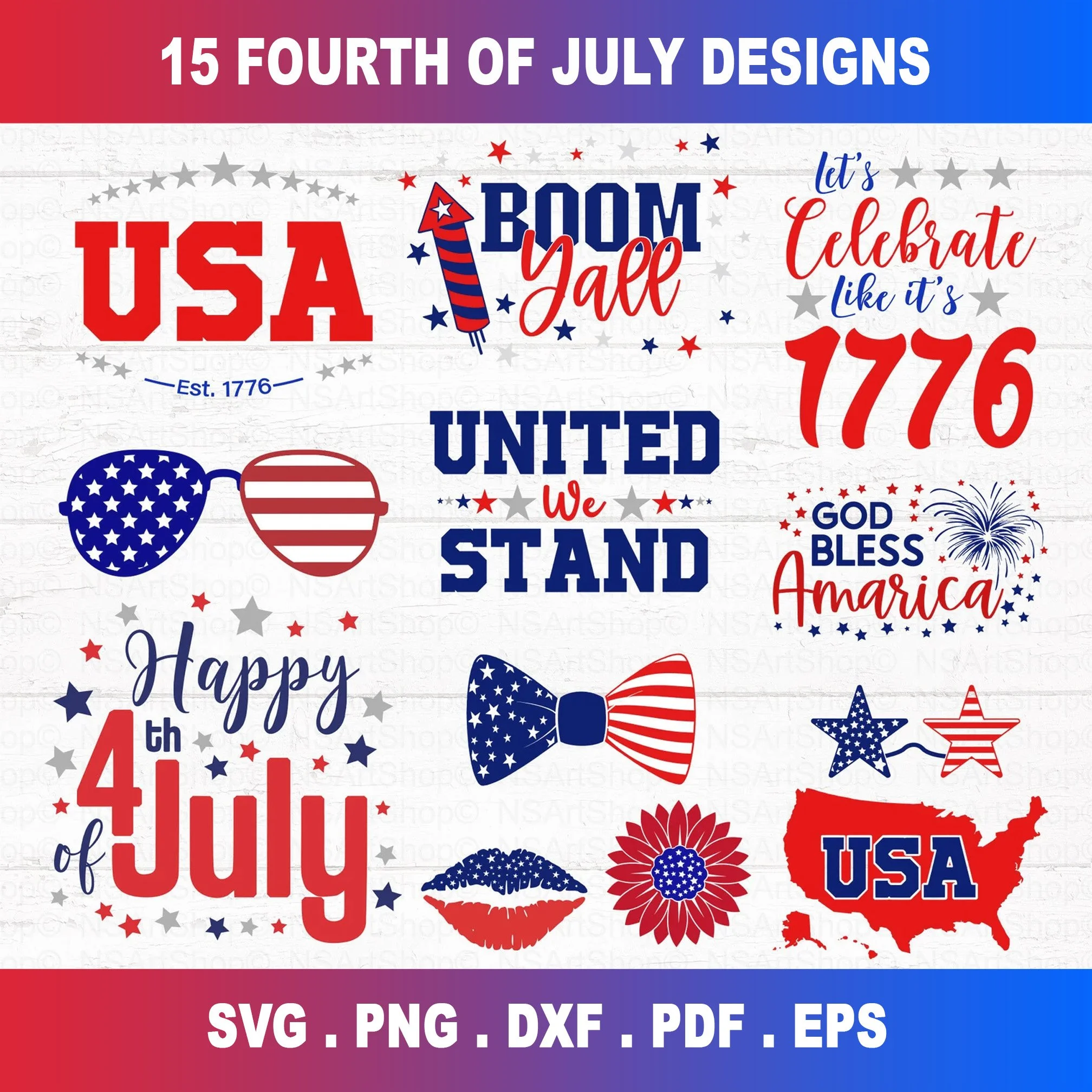 Fourth of July SVG Bundle