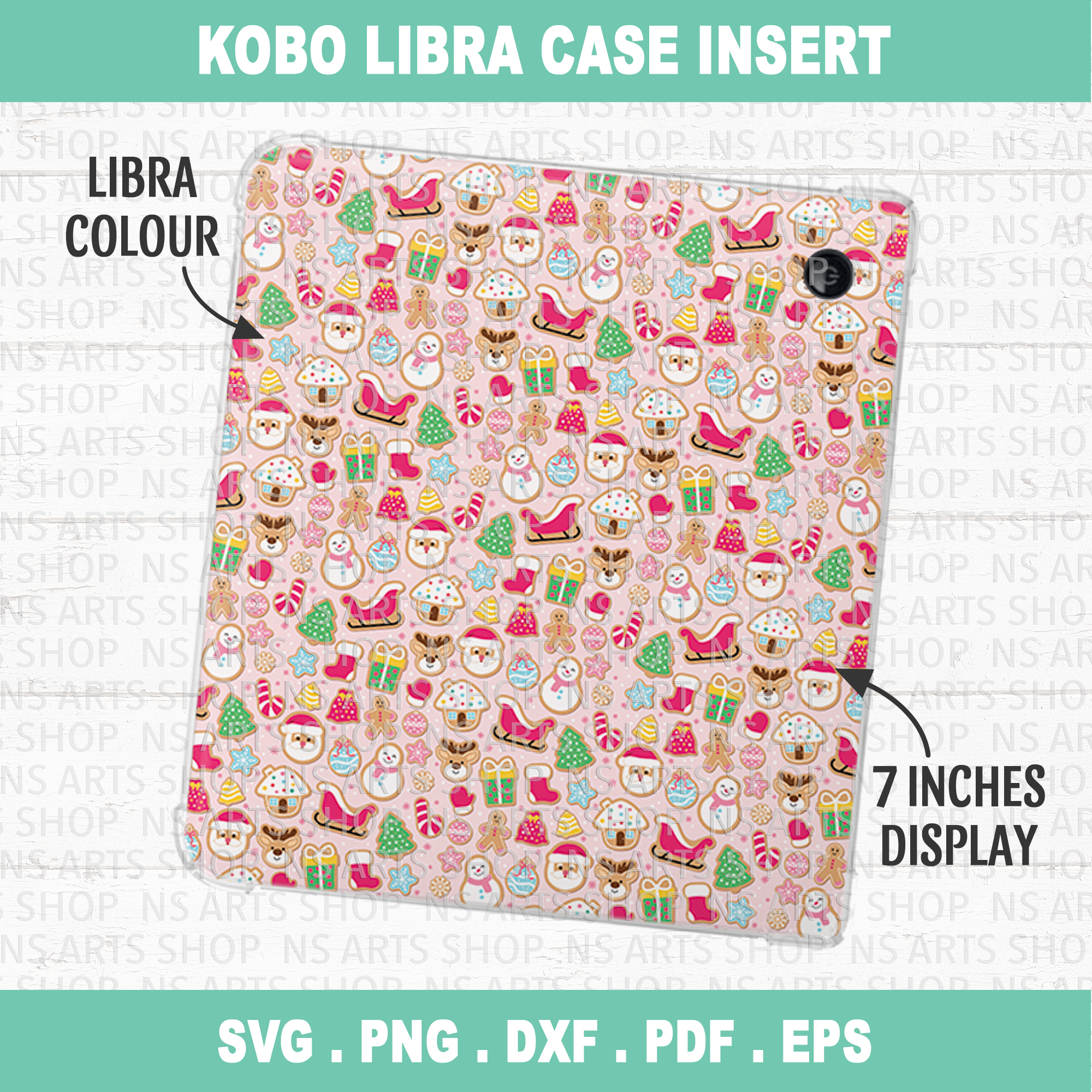 Christmas Kobo Libra Colour PNG SVG