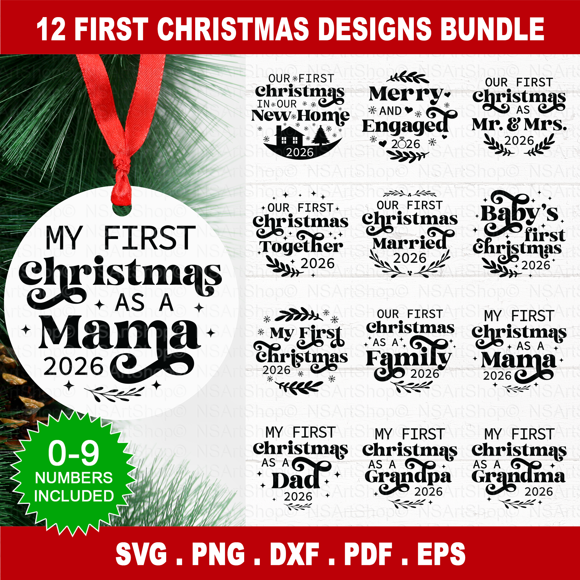 First Christmas SVG Bundle