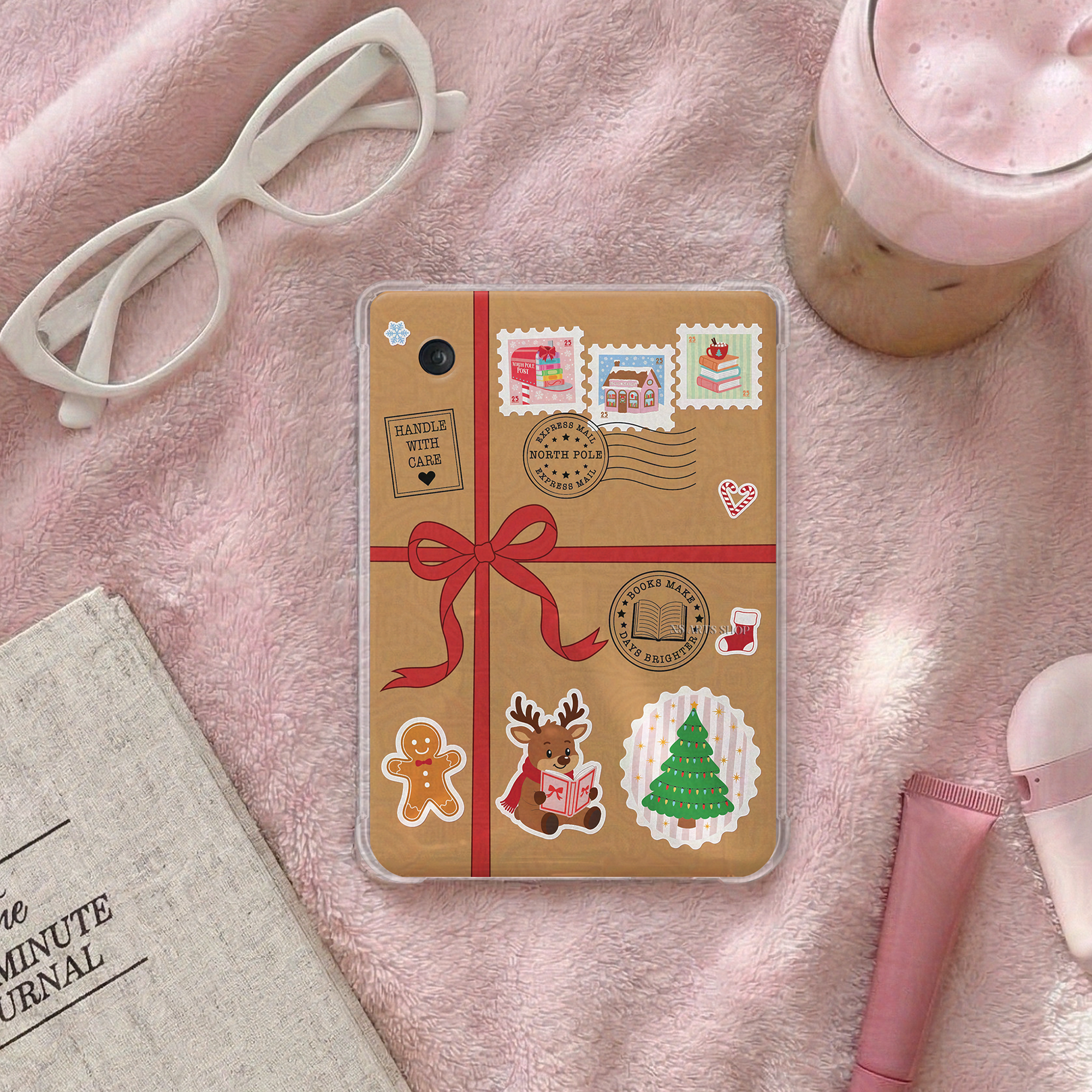 Christmas Kobo Clara Case Insert.png
