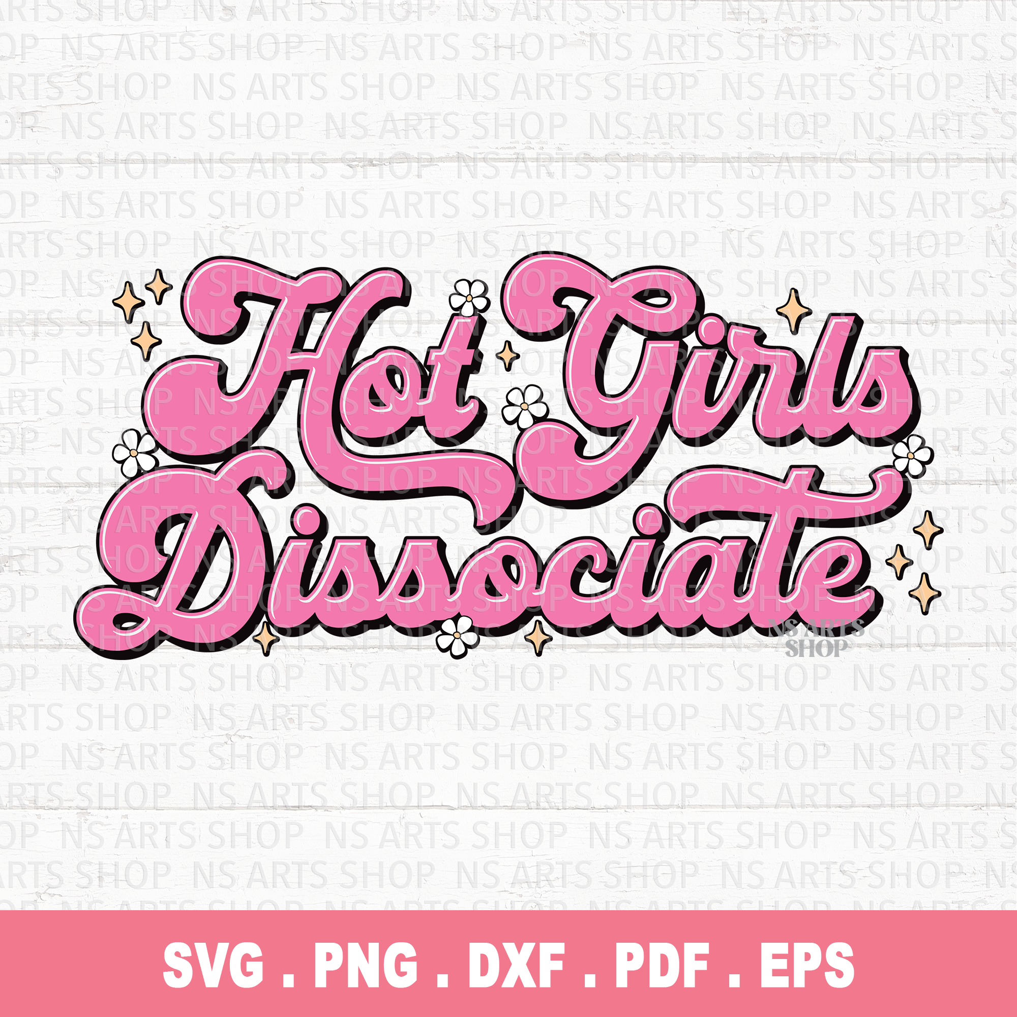 Hot Girls Dissociate SVG / PNG