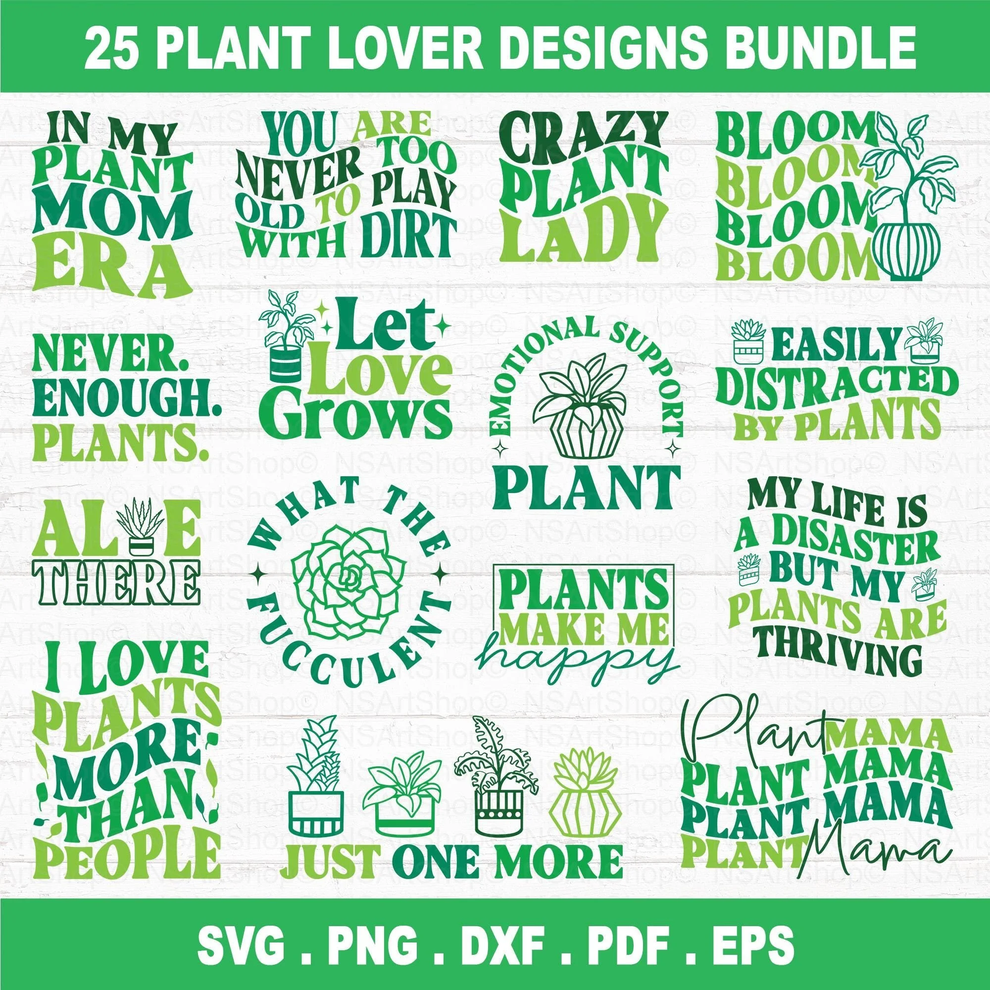 Plant Lover SVG Bundle