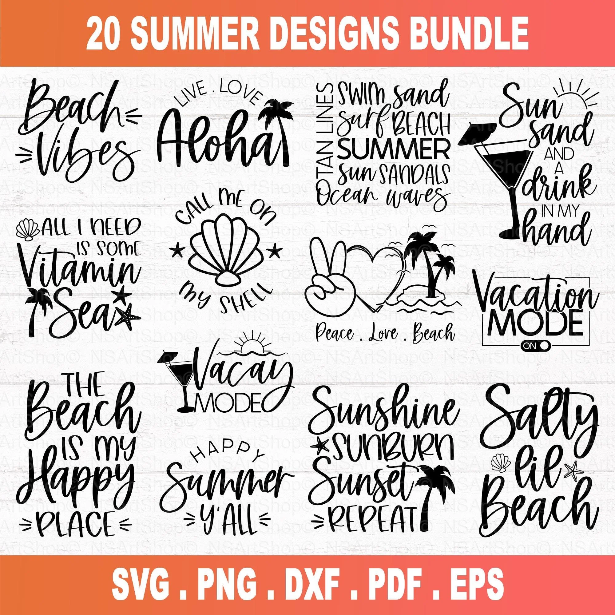 Summer SVG Bundle