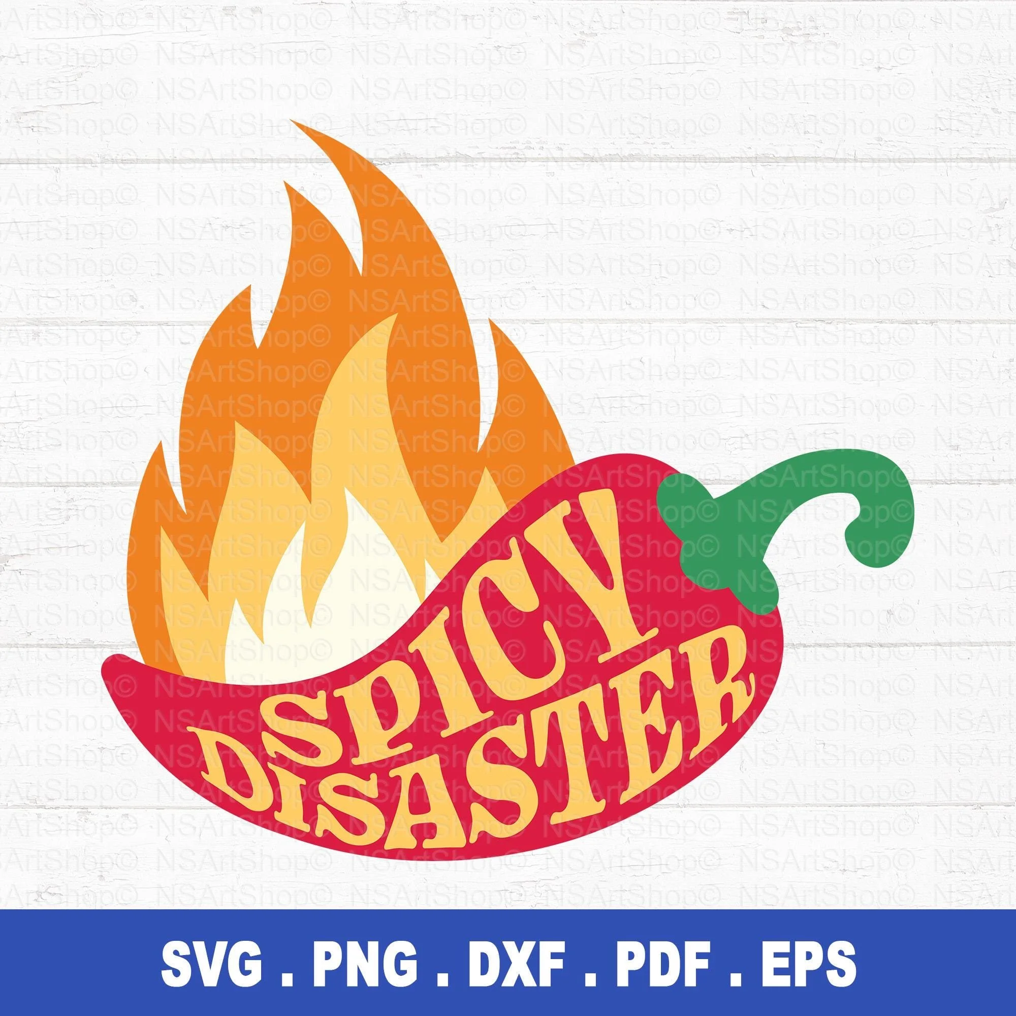 Spicy Disaster PNG / SVG