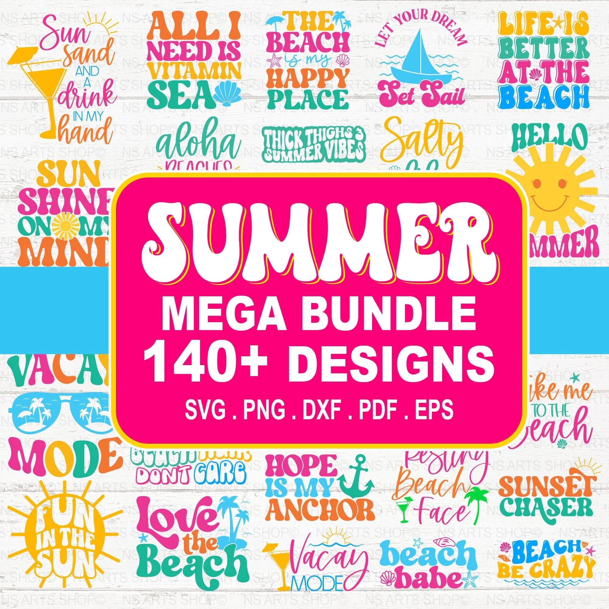 Summer SVG Mega Bundle