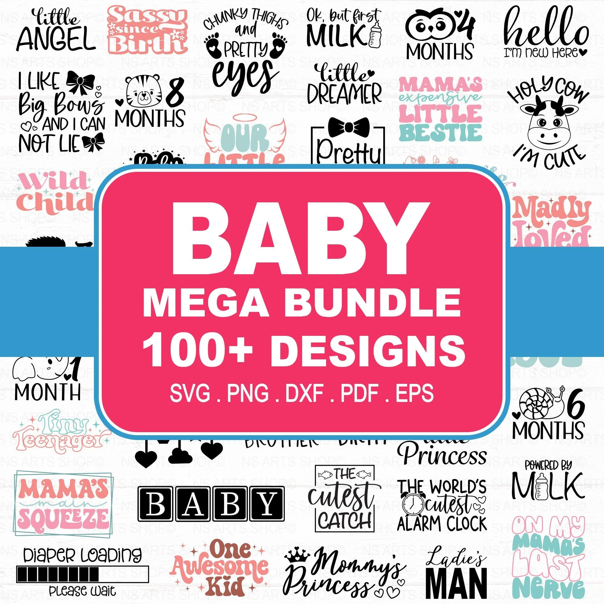 Baby Mega SVG Bundle
