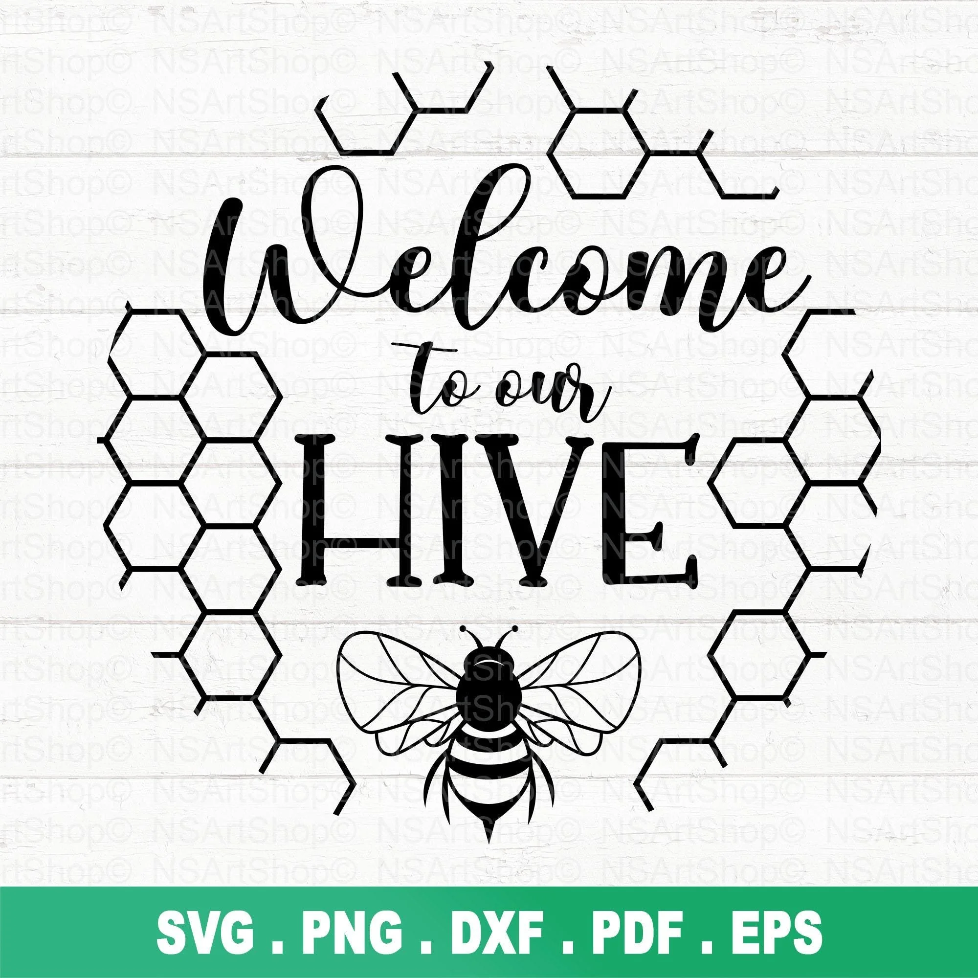 Welcome to Our Hive SVG