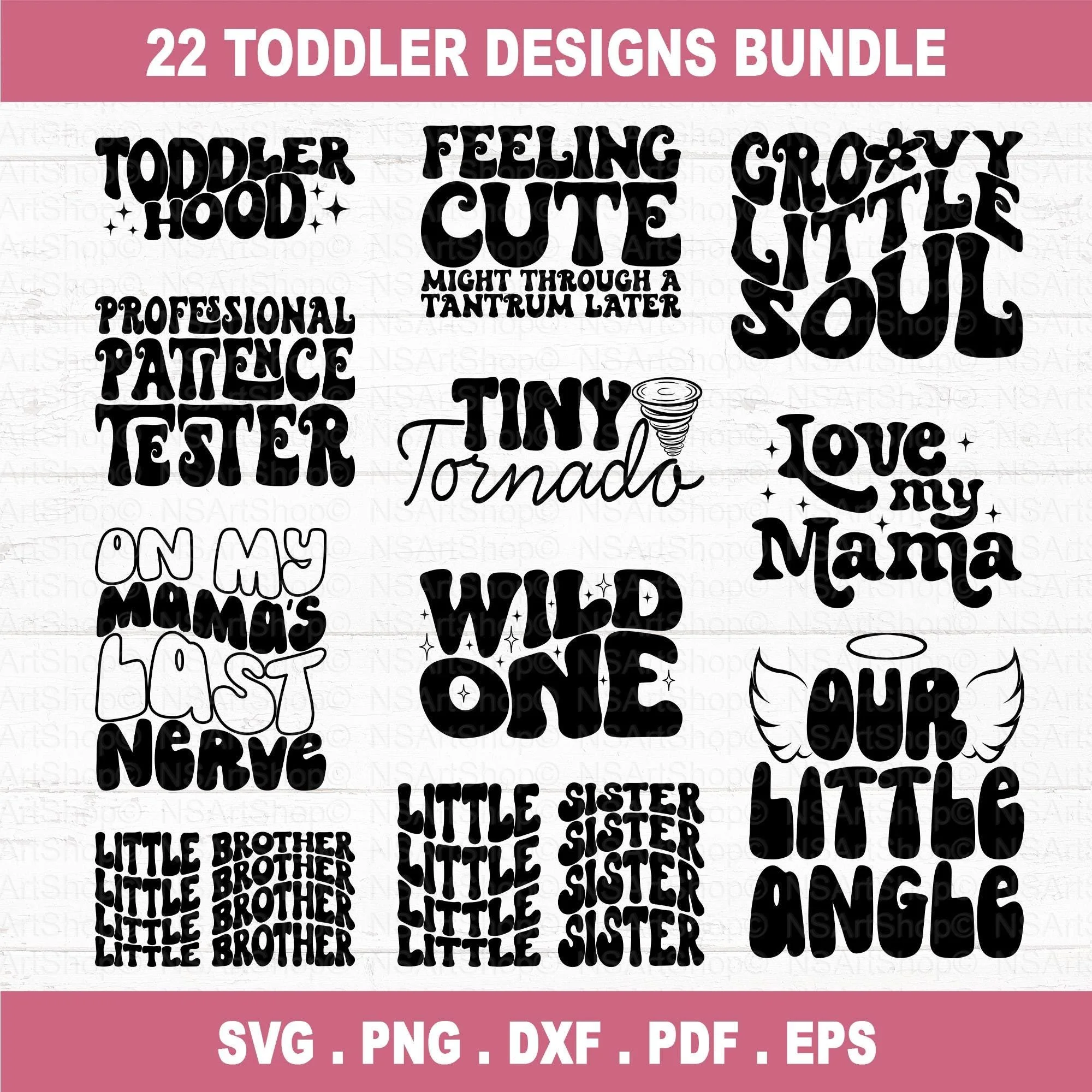 Toddler SVG Bundle