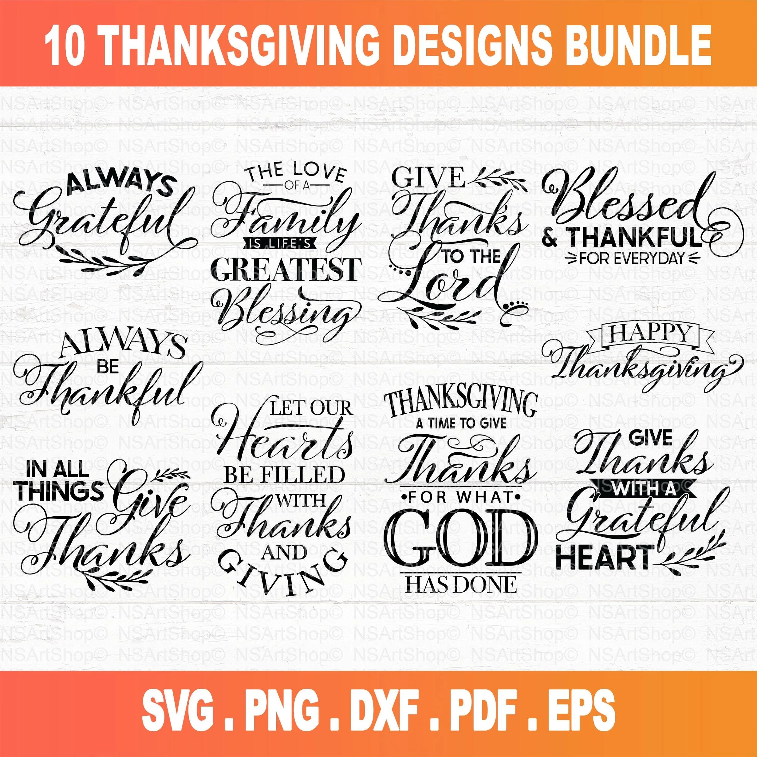 Thanksgiving SVG Bundle