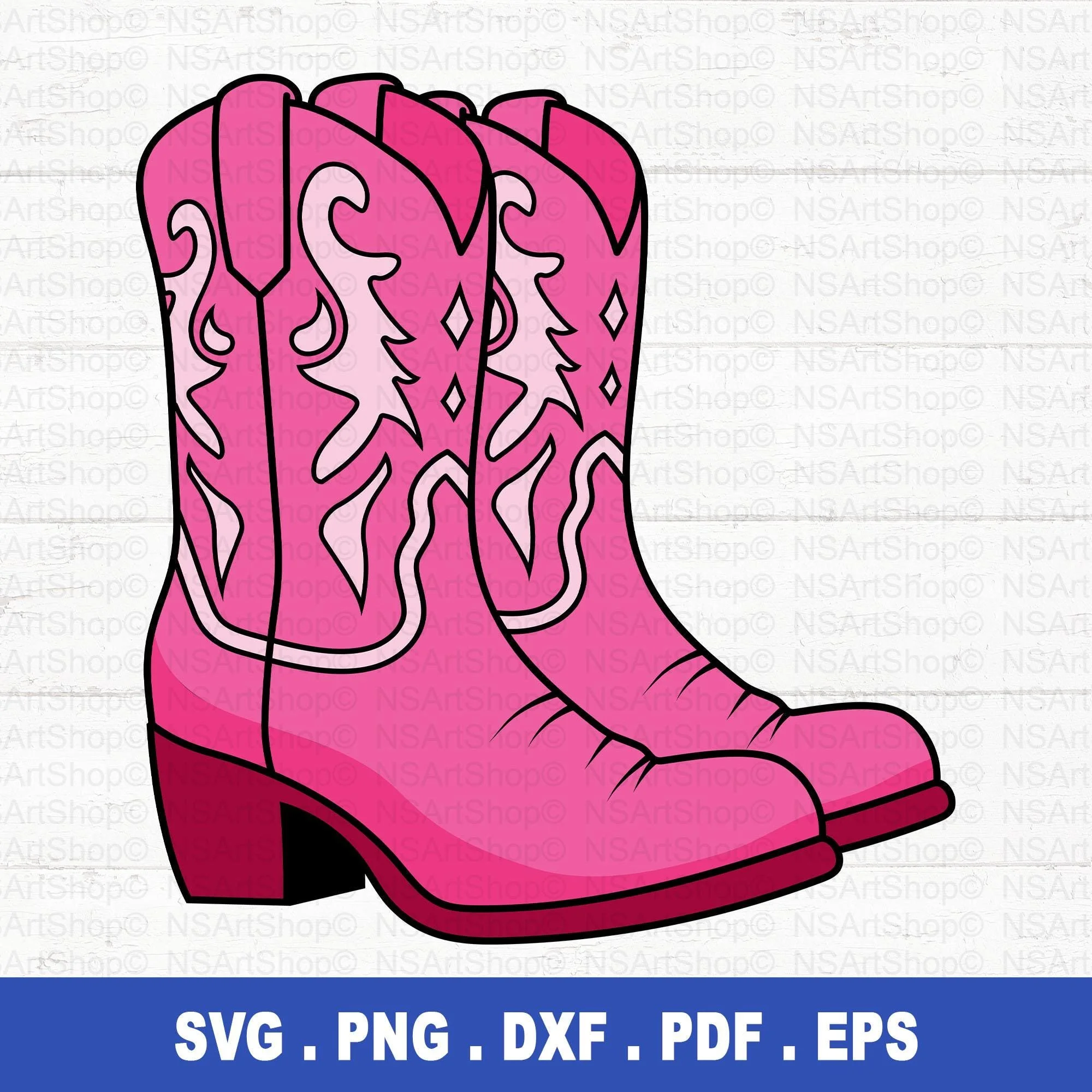 Cowboy Boots SVG