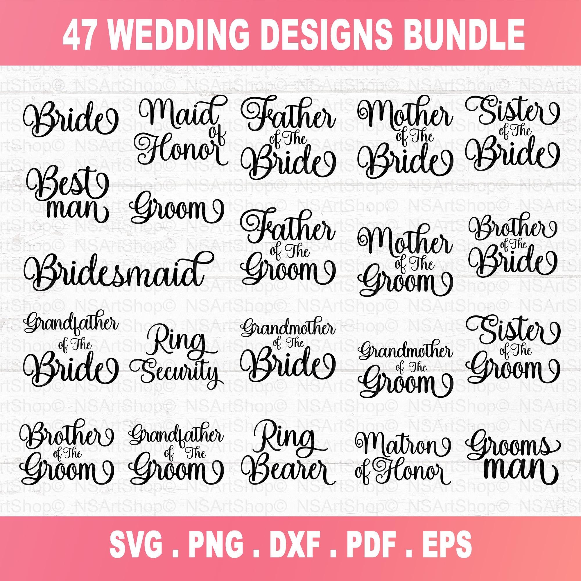 Wedding SVG Bundle