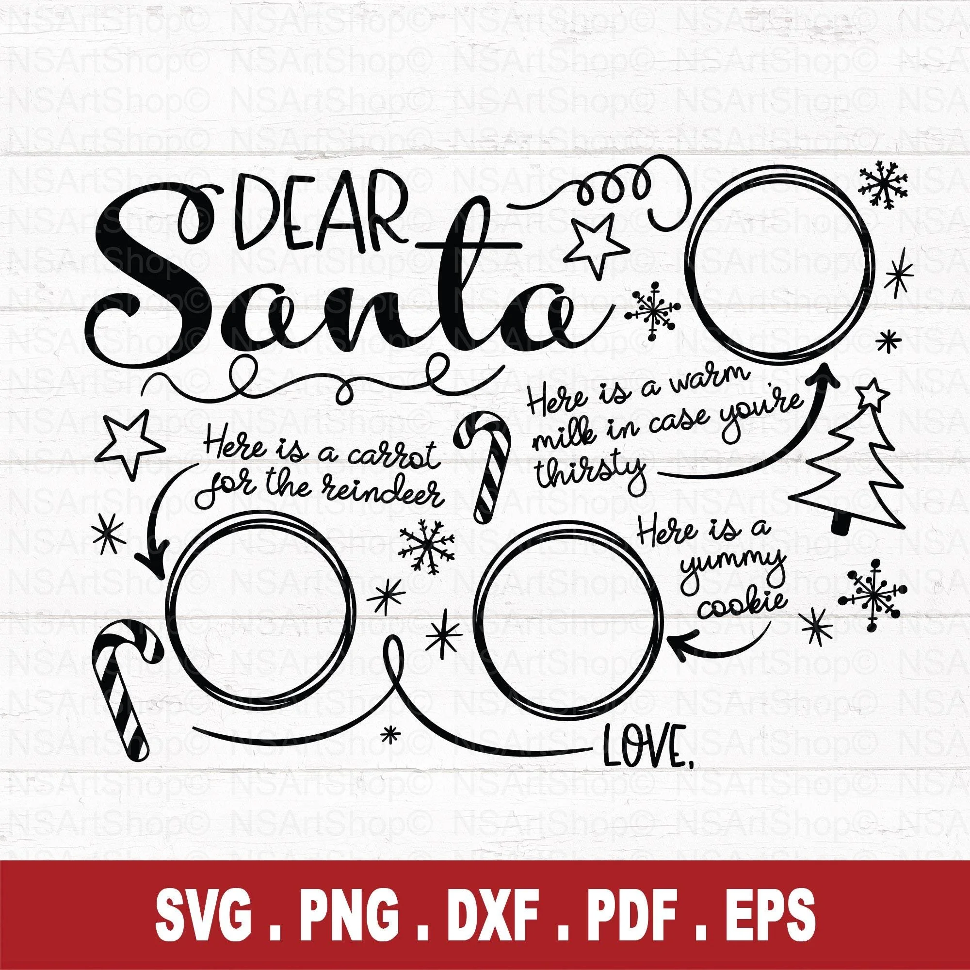 Santa Tray SVG