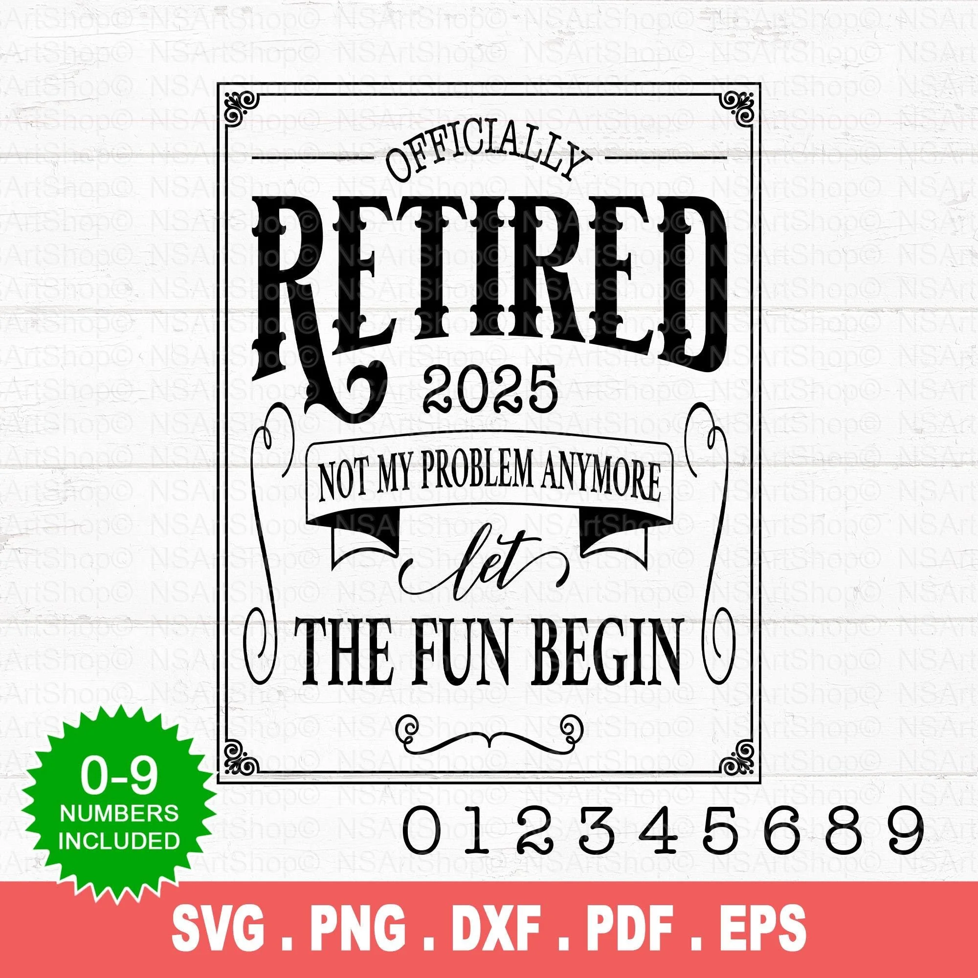 Officially Retired SVG