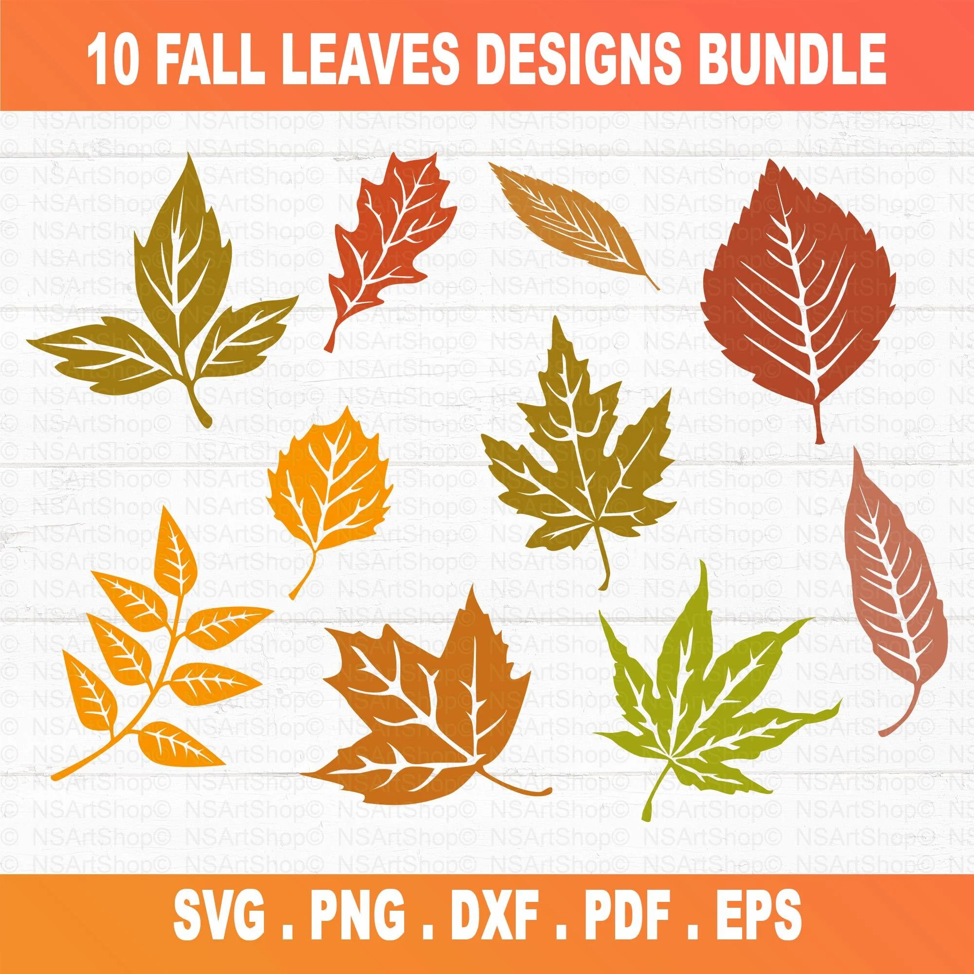 Fall Leaves SVG Bundle