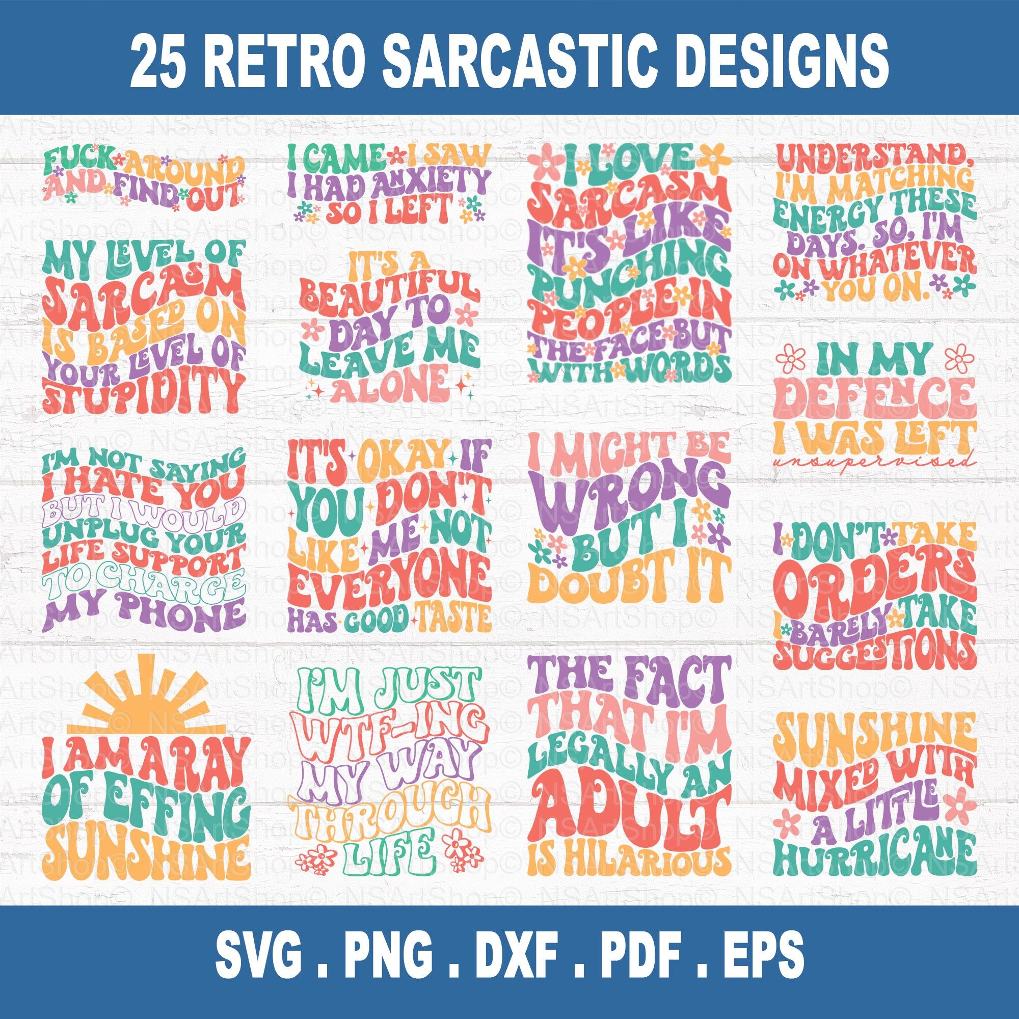 Sarcastic Svg Bundle