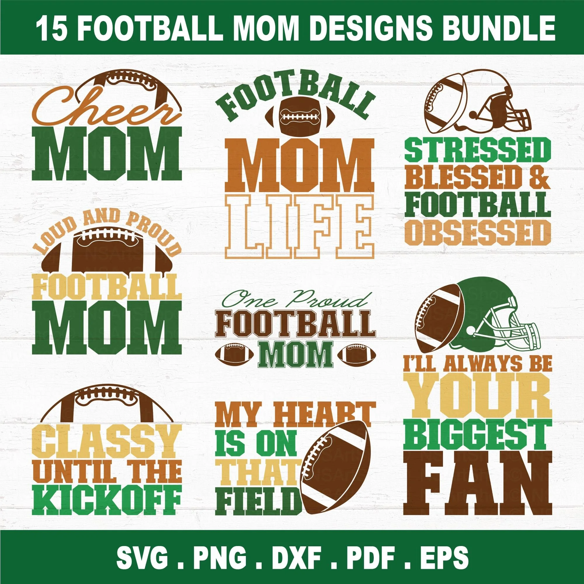 Football Mom SVG Bundle