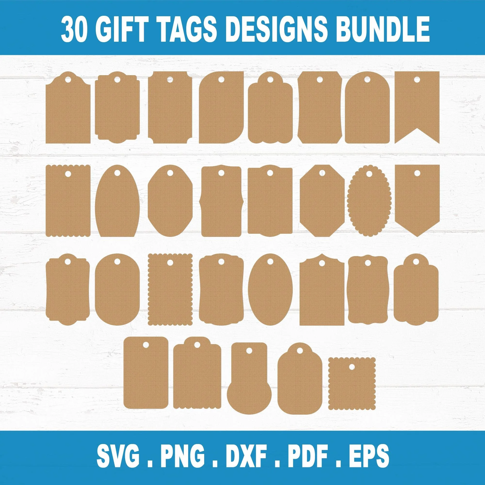 Gift Tags SVG Bundle