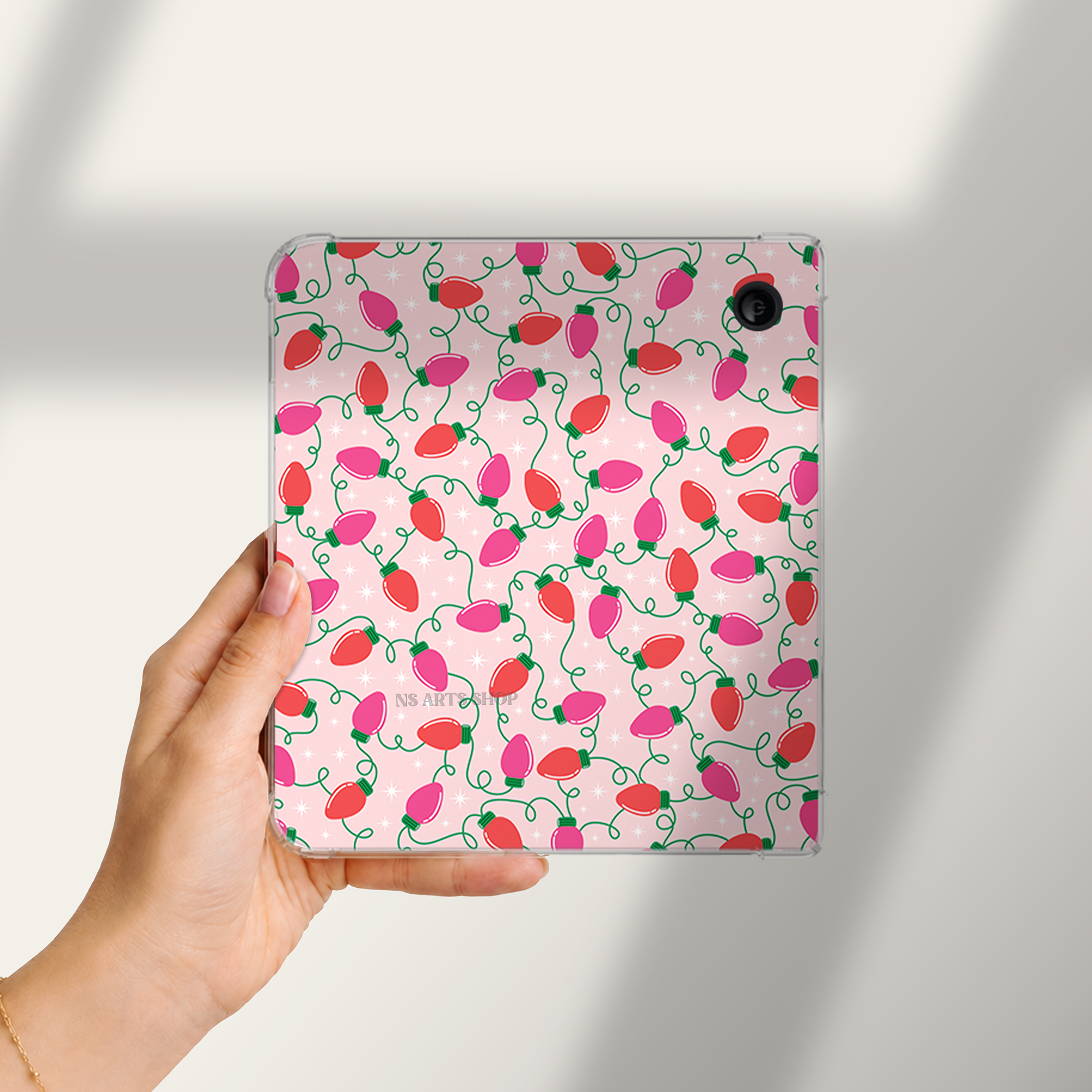 Christmas Lights Kobo Libra Color Case Insert design.png