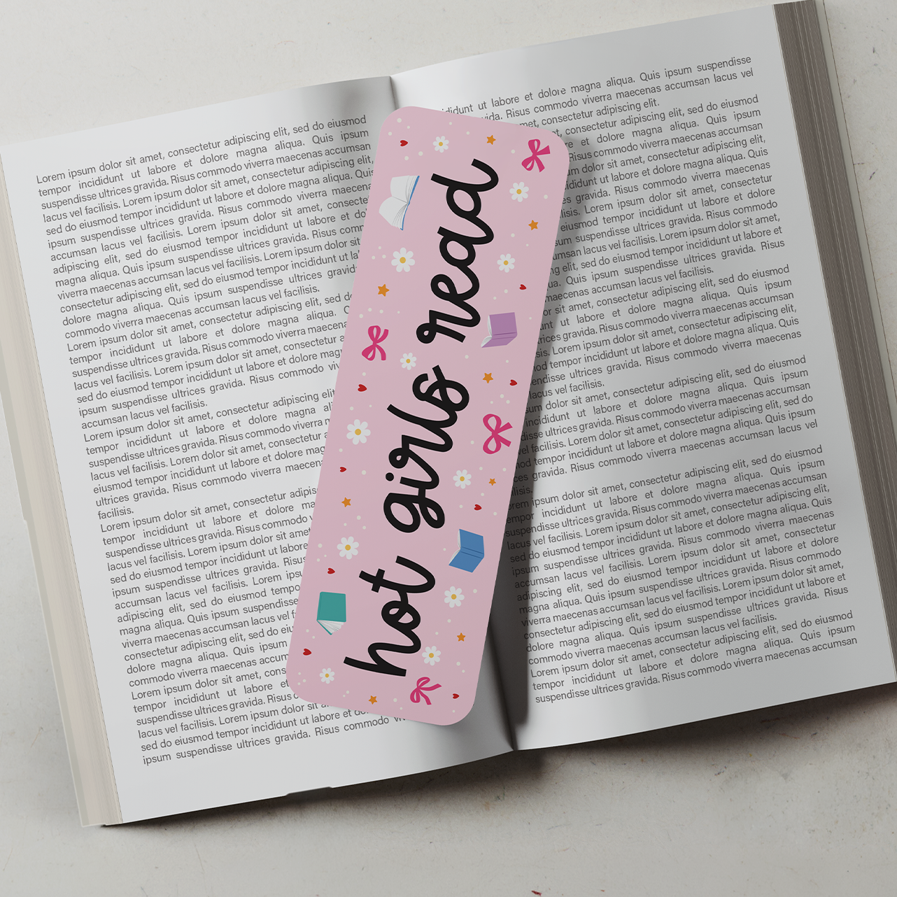Hot Girls Read Bookmark