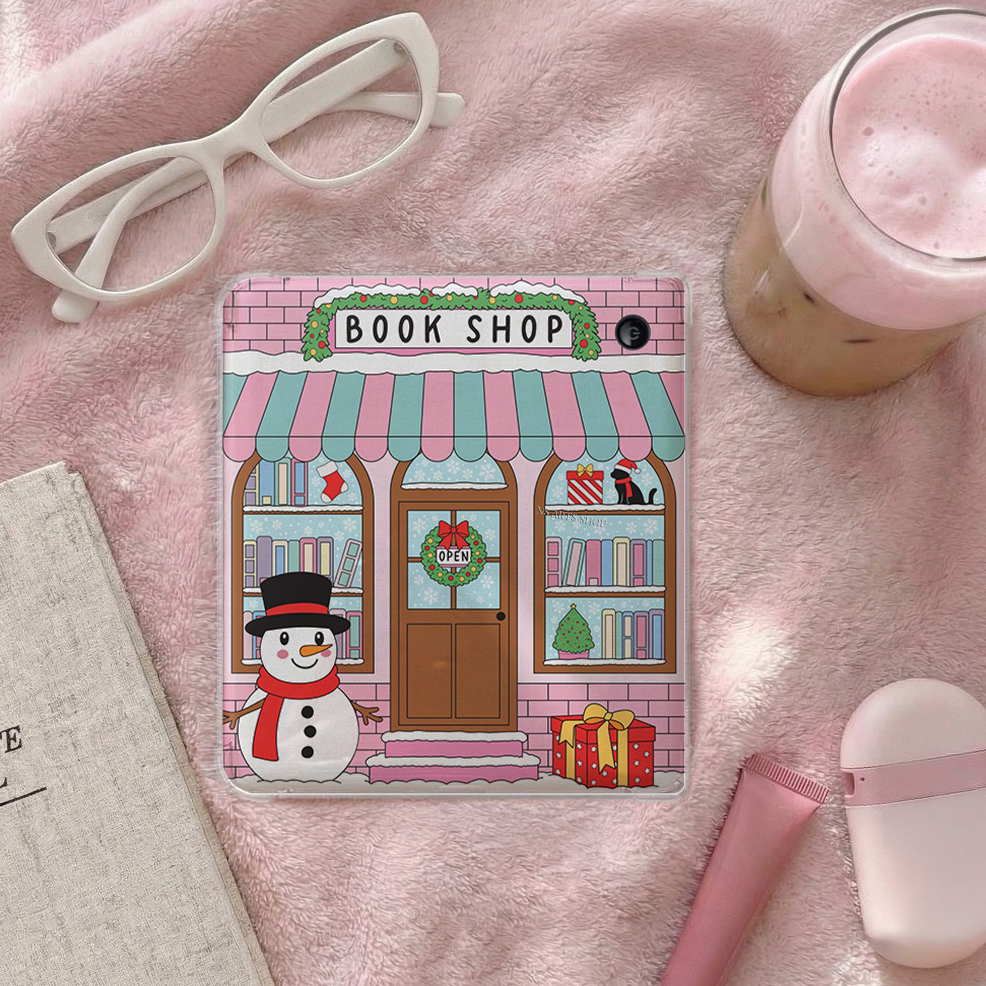 Christmas Bookshop Kobo Libra Case Insert.PNG